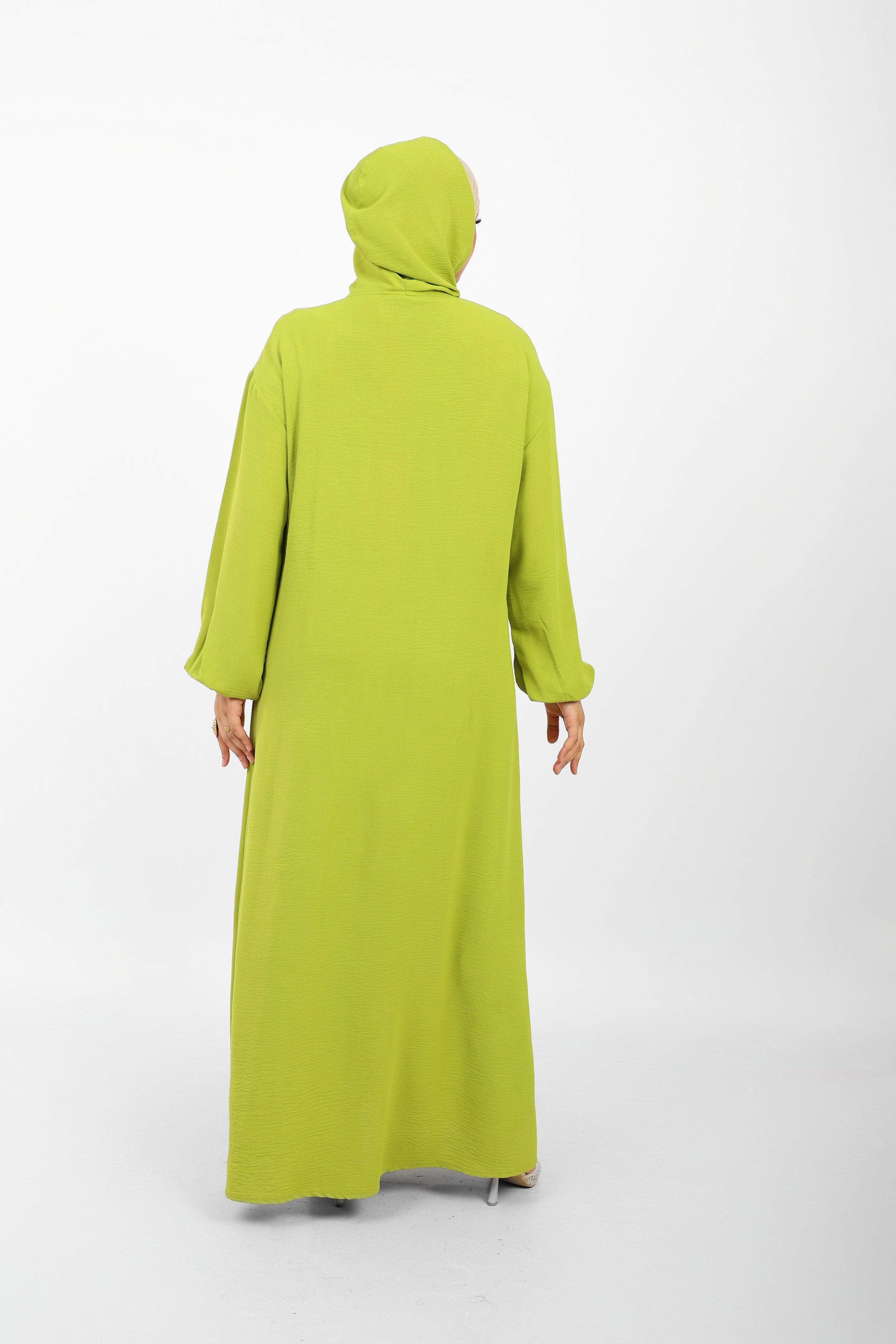 Poncho Safi Longue Femme à Capuche