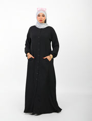 Robe Berry Longue – Tissu Turc CY à Boutons