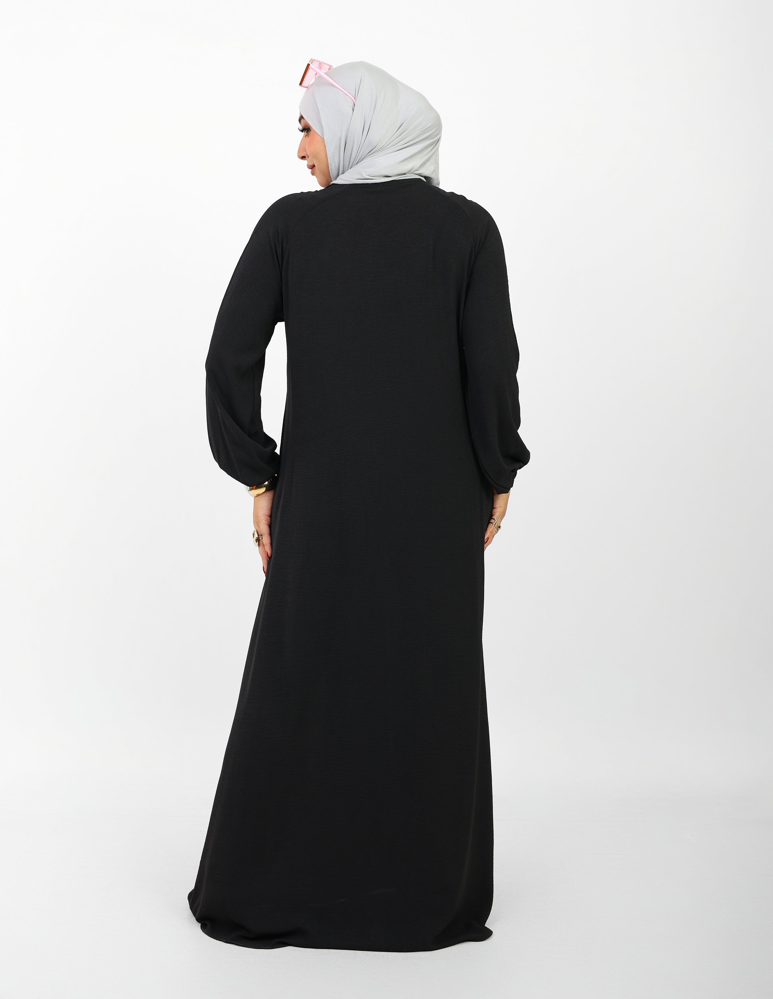 Robe Berry Longue – Tissu Turc CY à Boutons
