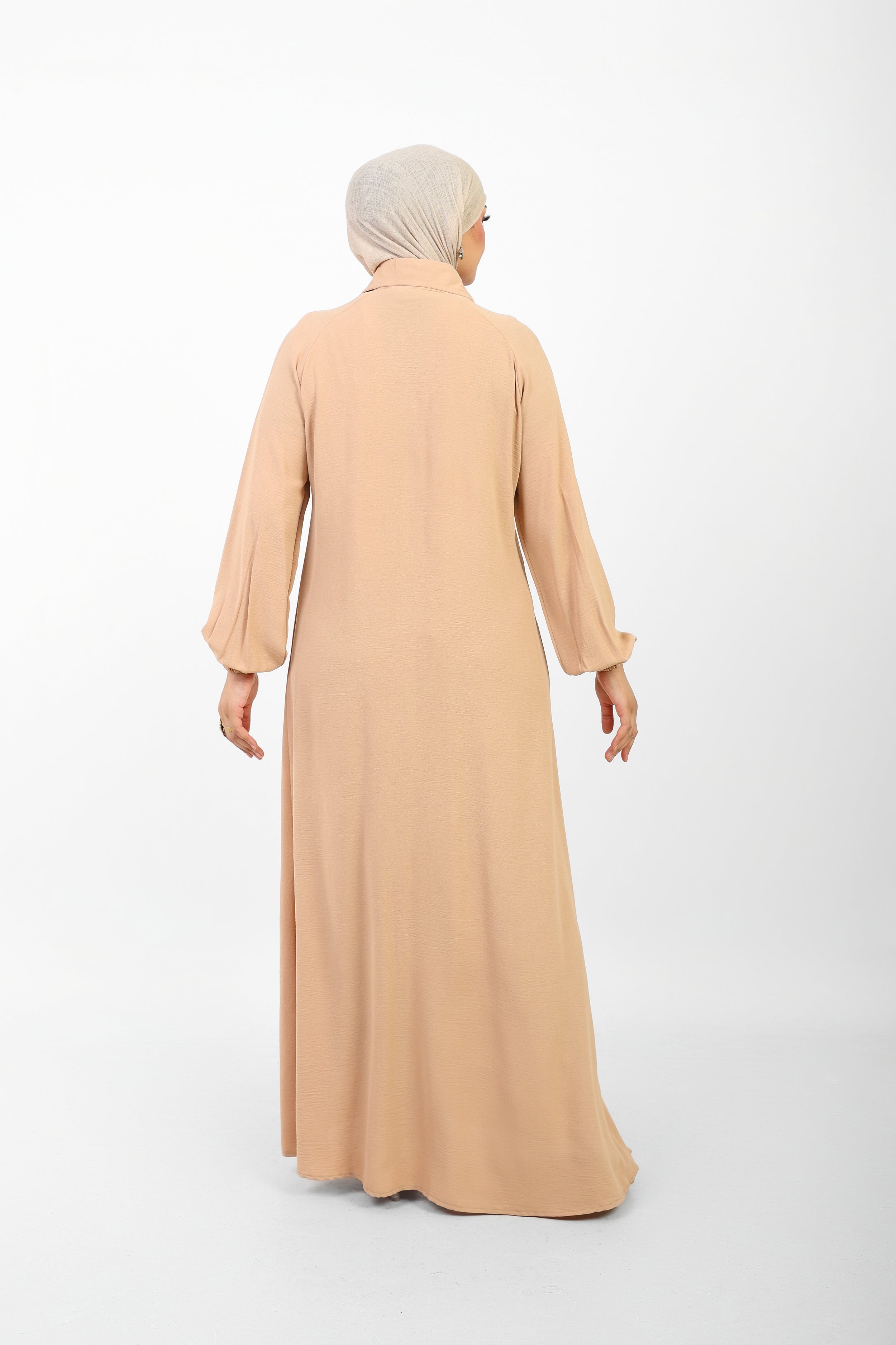 Robe Berry Longue – Tissu Turc CY à Boutons