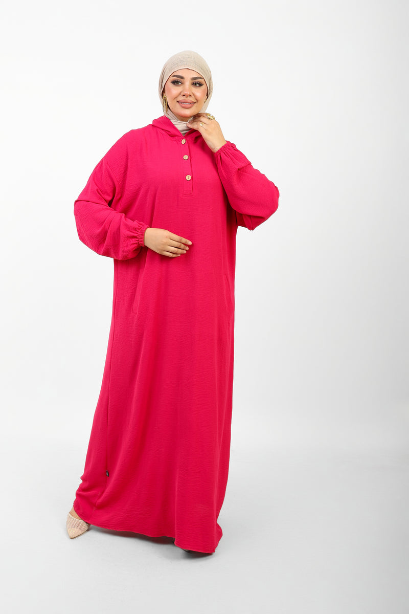 Poncho Safi Longue Femme à Capuche
