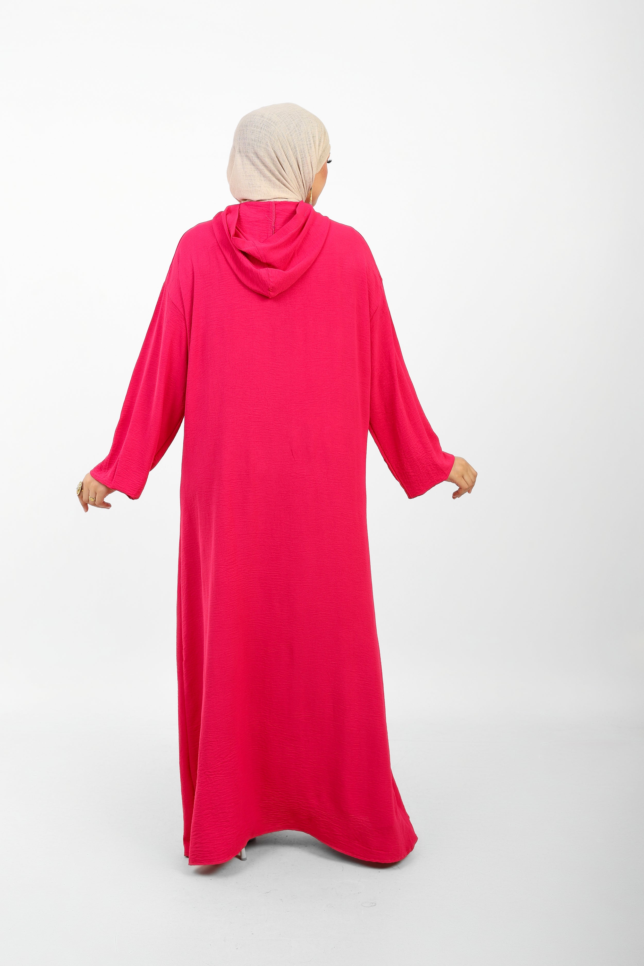 Poncho Safi Longue Femme à Capuche