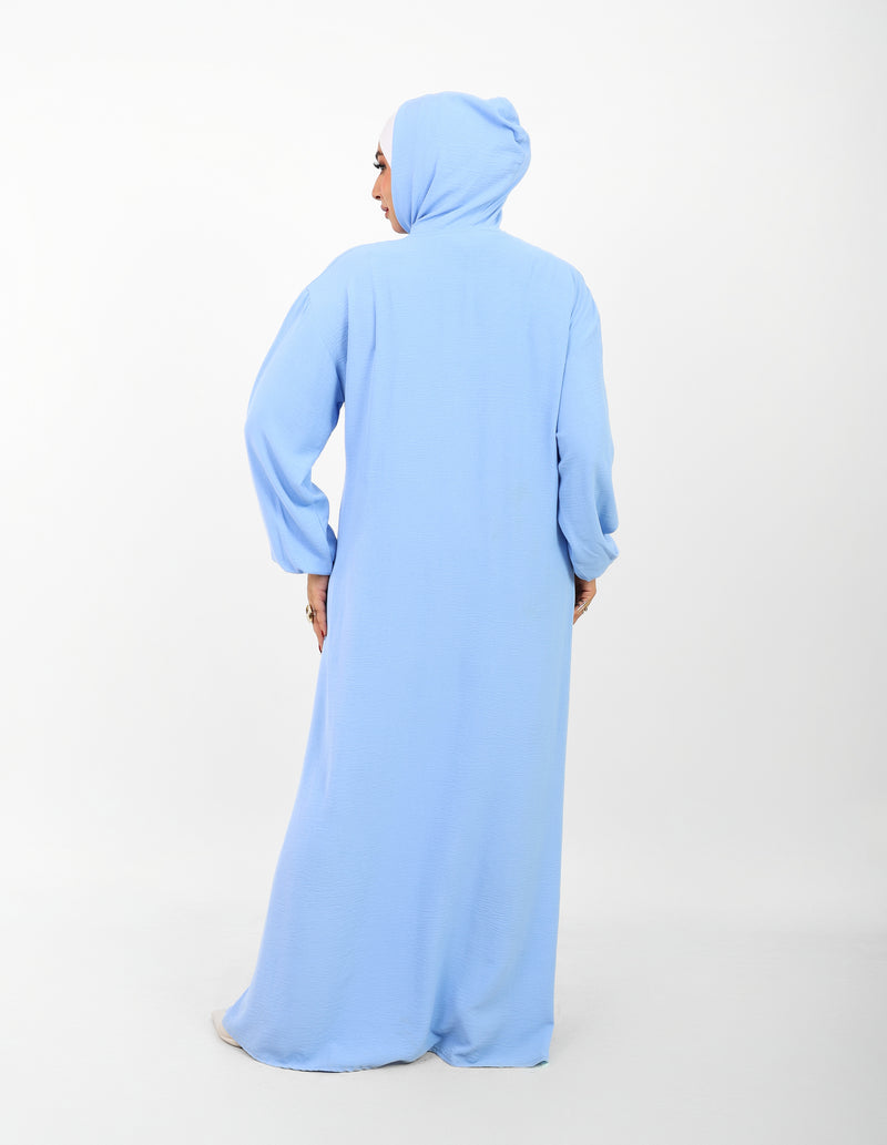 Poncho Safi Longue Femme à Capuche