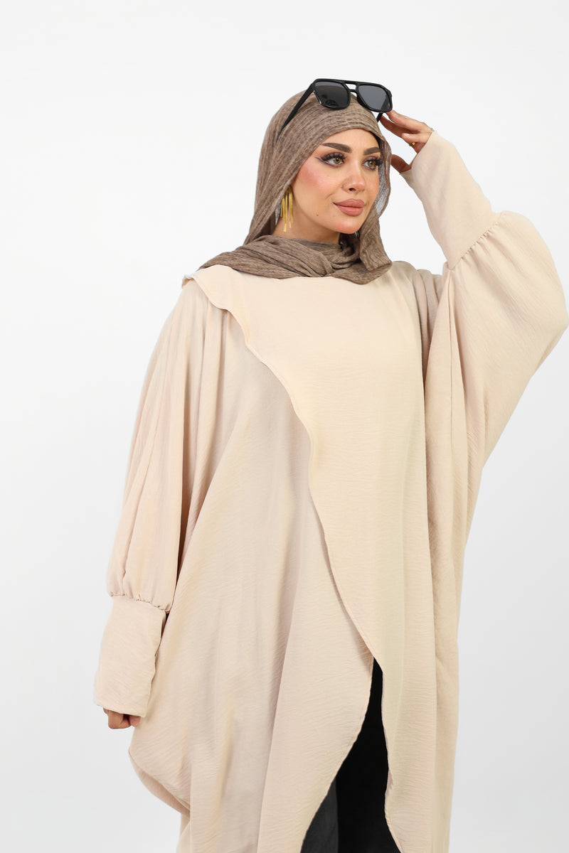 Poncho Maria Femme Ample Style Modeste.