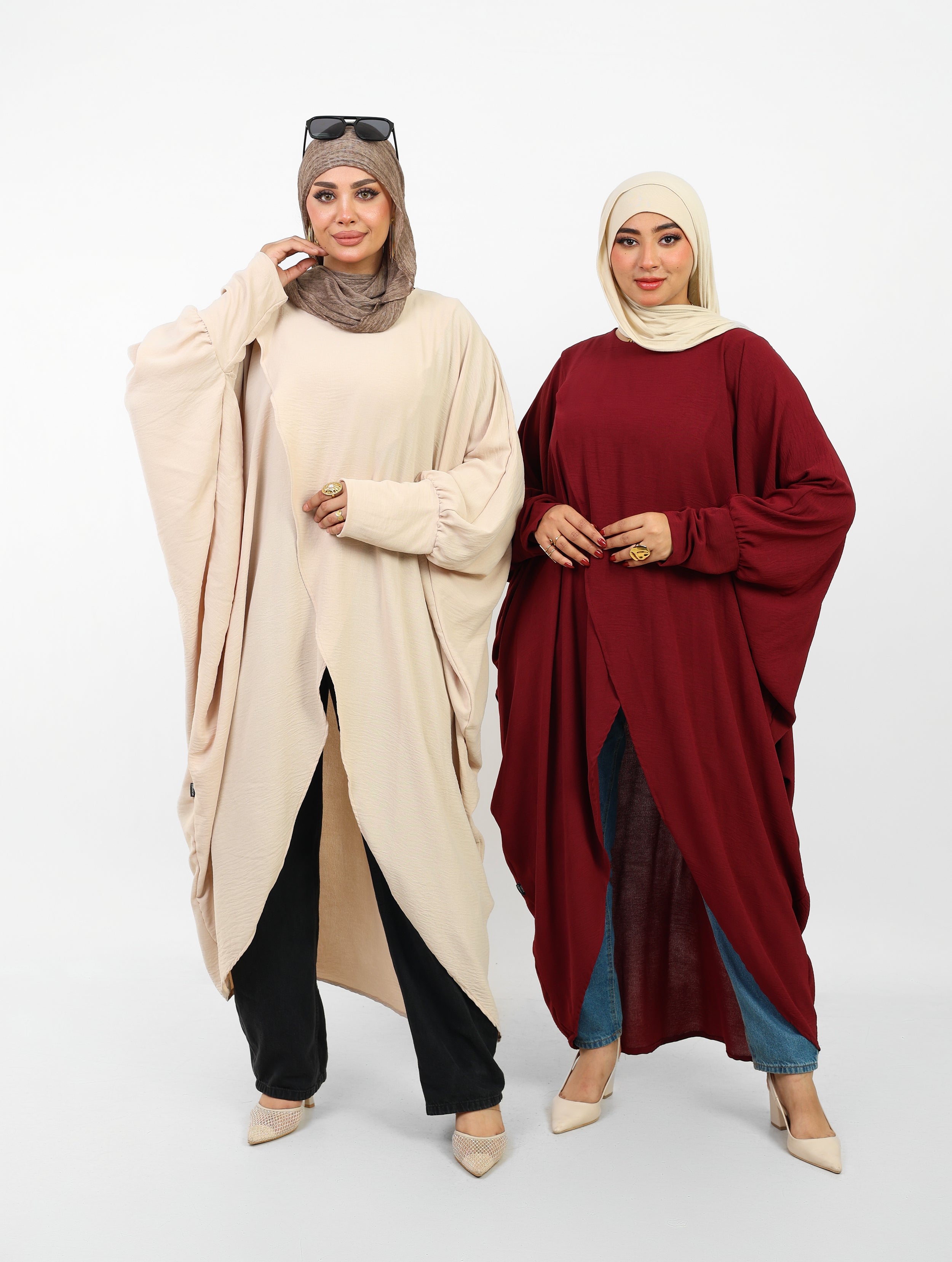 Poncho Maria Femme Ample Style Modeste.