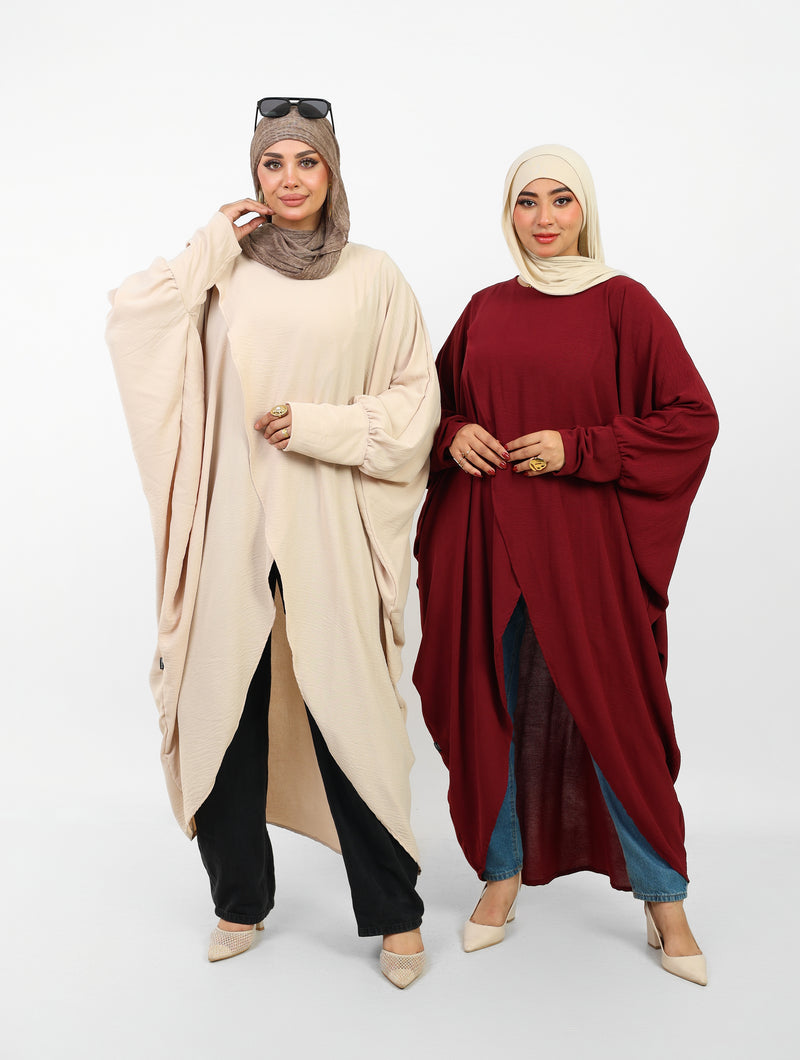 Poncho Maria Femme Ample Style Modeste.
