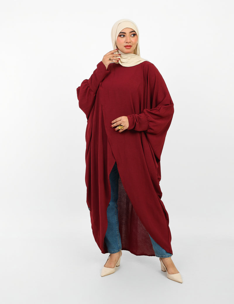 Poncho Maria Femme Ample Style Modeste.