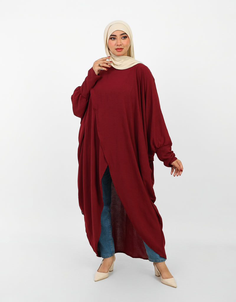 Poncho Maria Femme Ample Style Modeste.