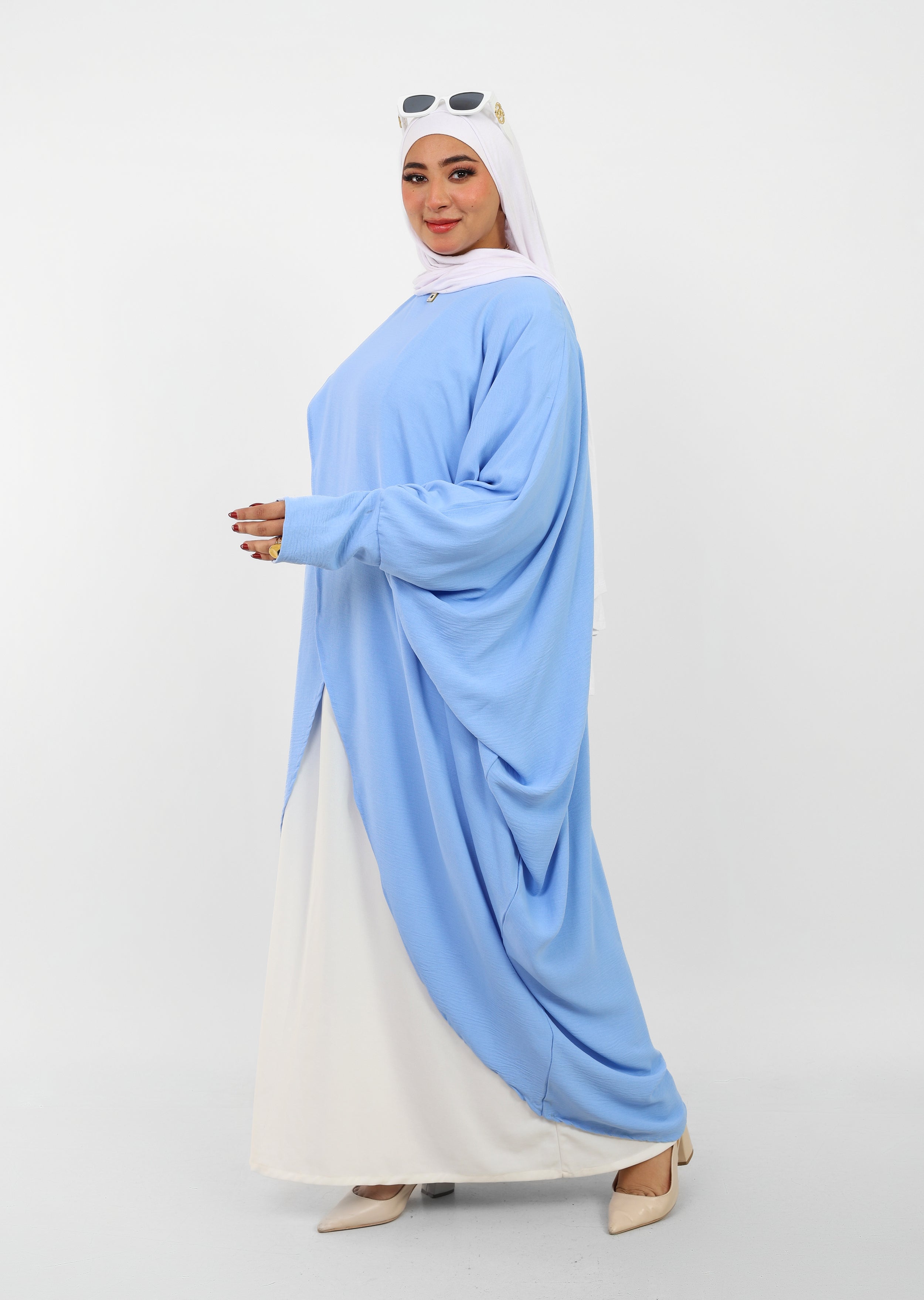 Poncho Maria Femme Ample Style Modeste.