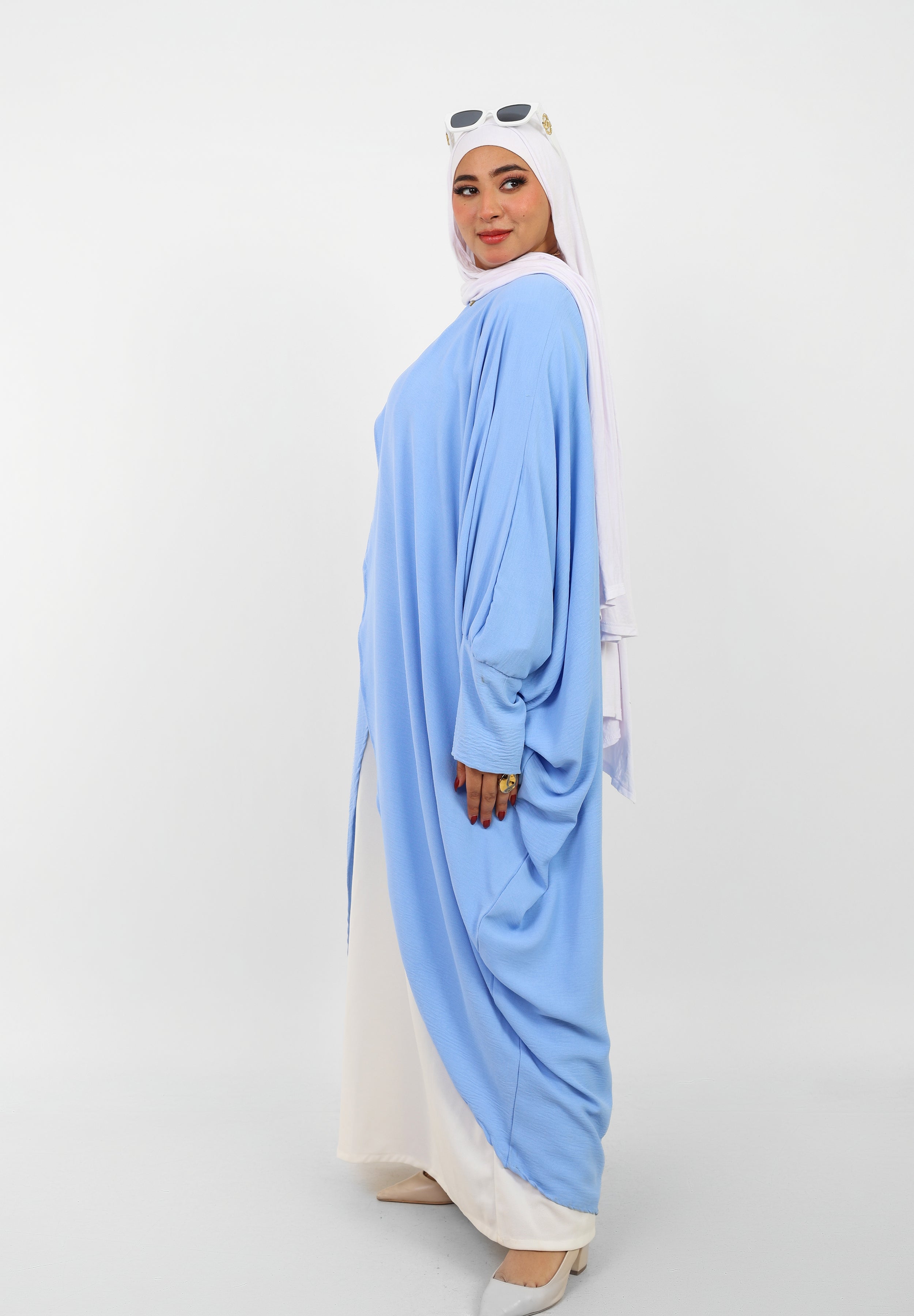 Poncho Maria Femme Ample Style Modeste.