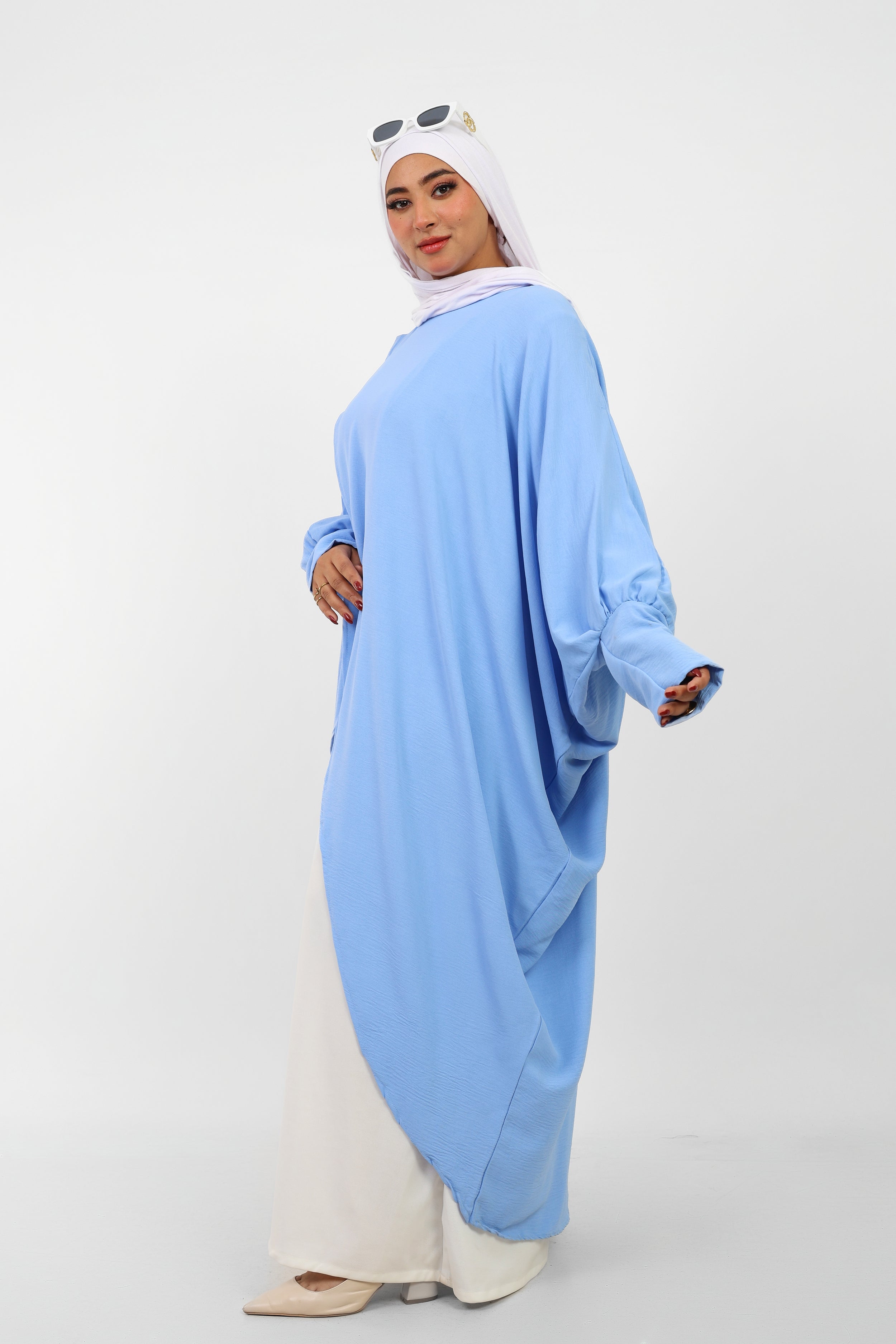 Poncho Maria Femme Ample Style Modeste.
