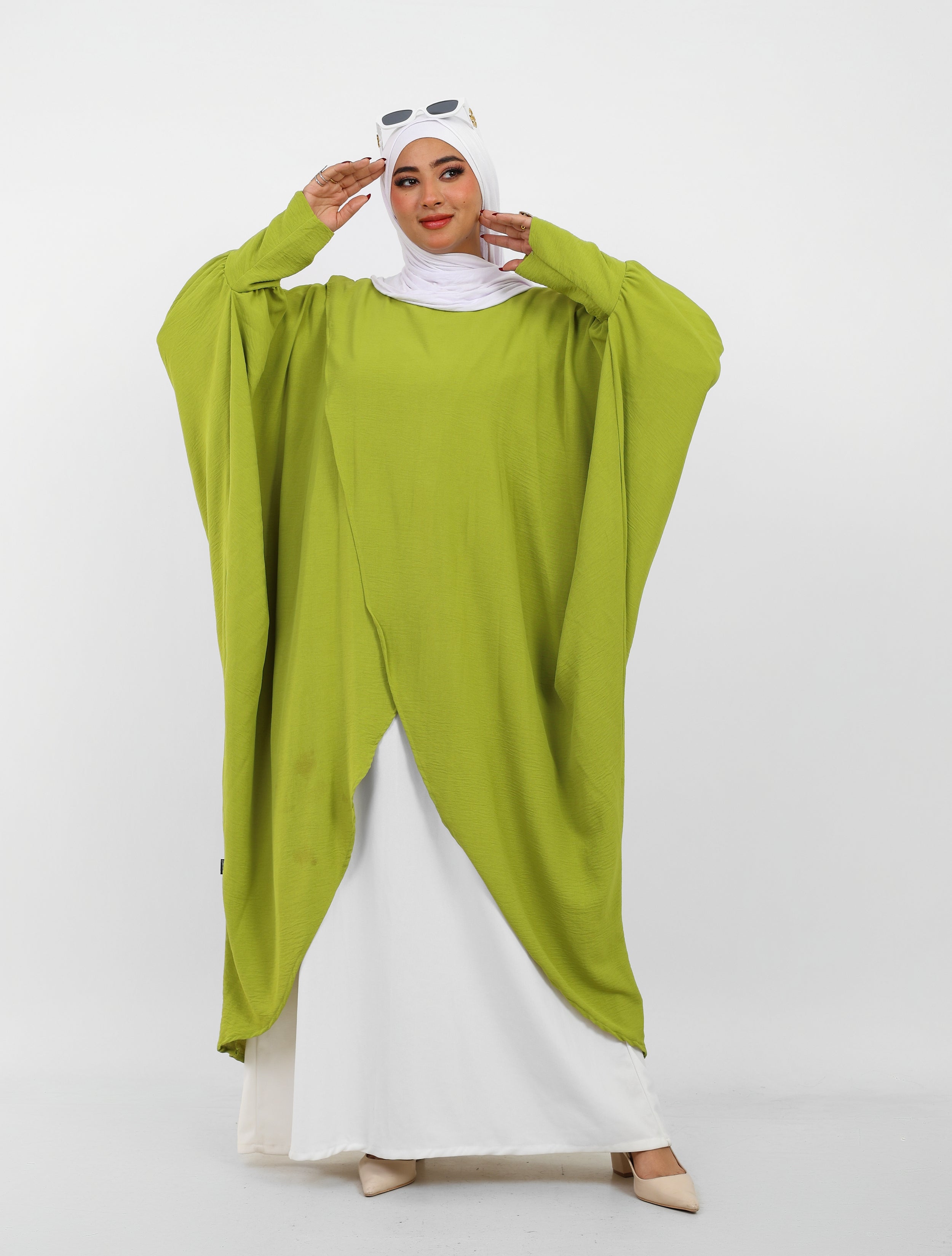 Poncho Maria Femme Ample Style Modeste.
