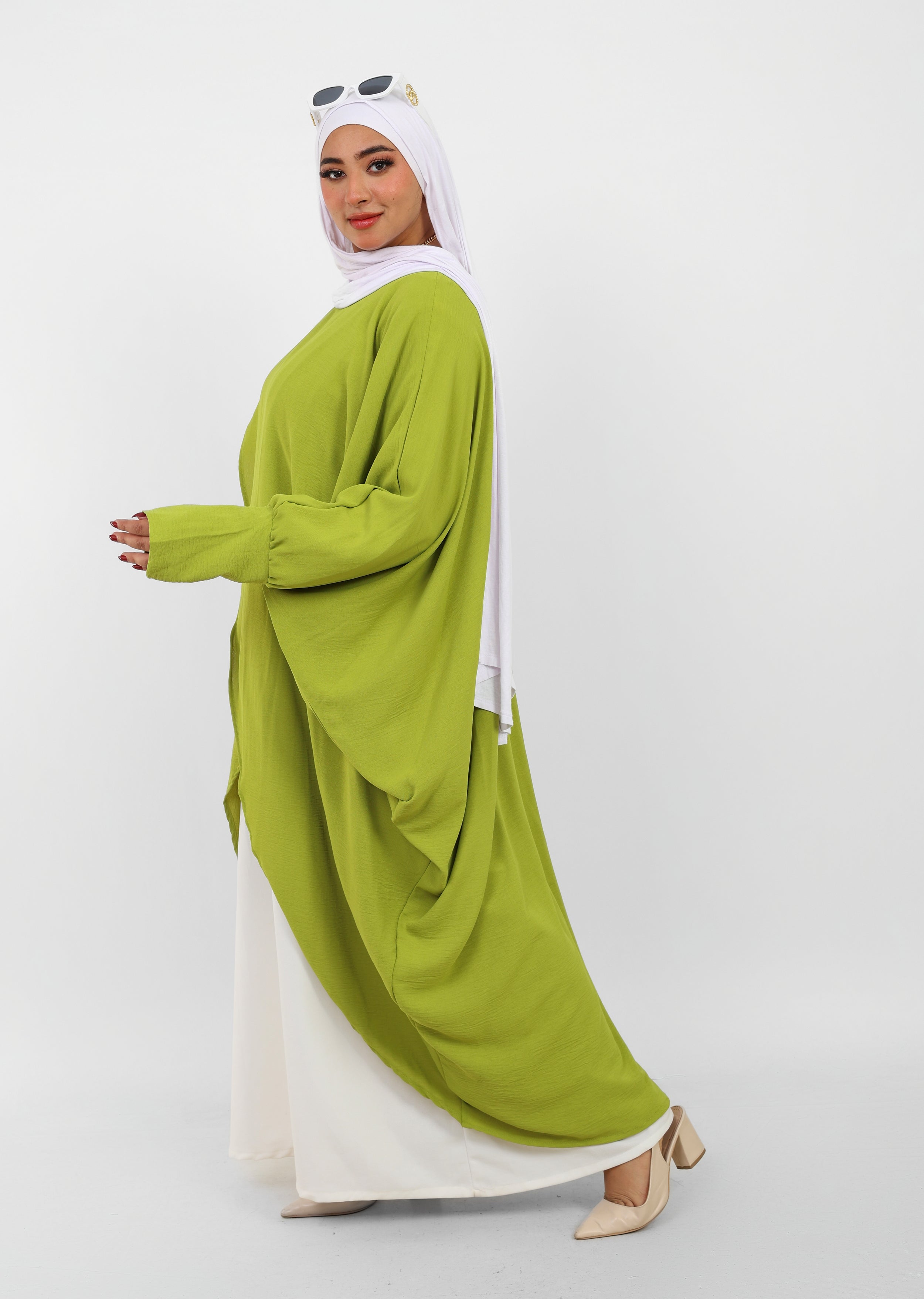 Poncho Maria Femme Ample Style Modeste.
