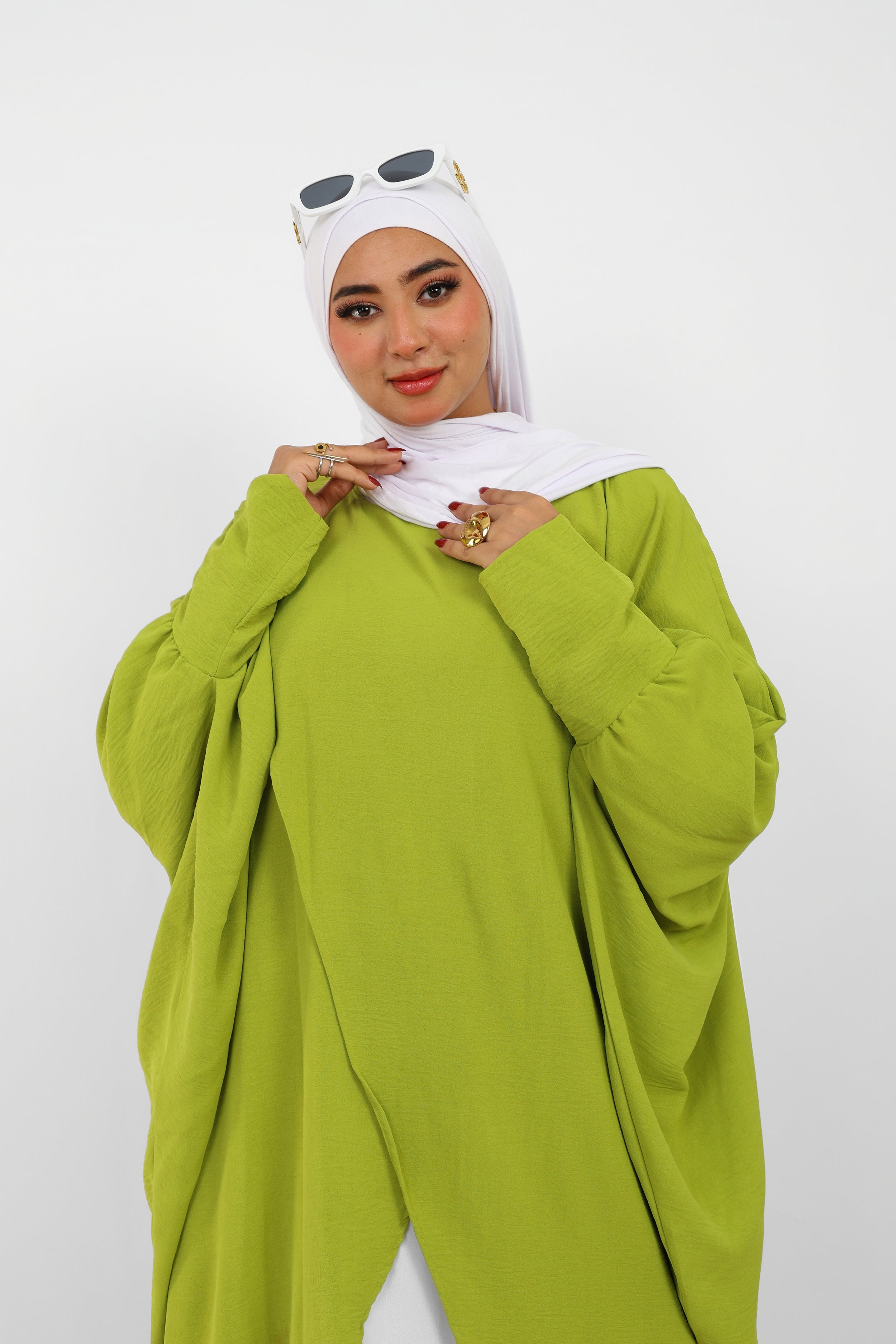 Poncho Maria Femme Ample Style Modeste.
