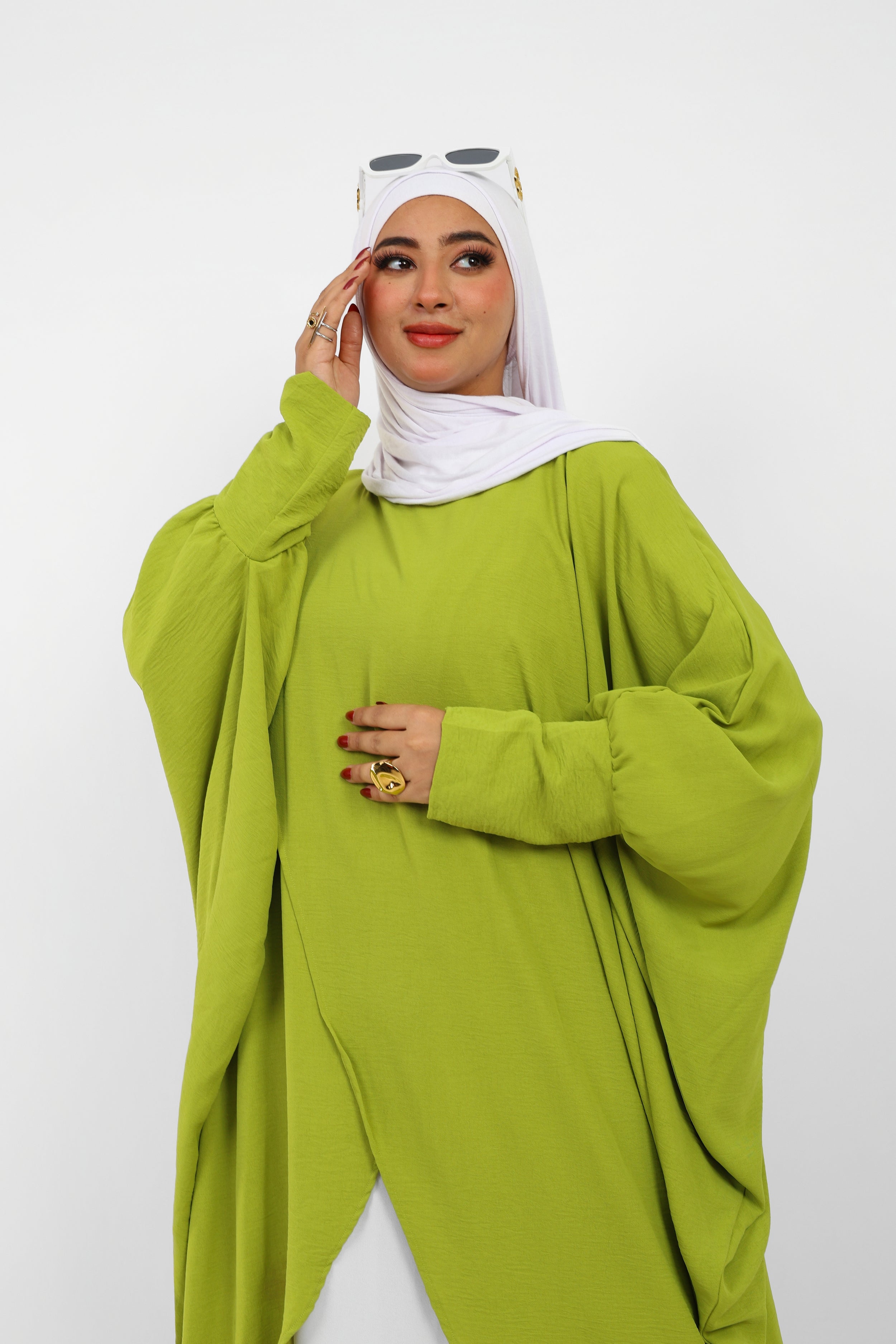 Poncho Maria Femme Ample Style Modeste.
