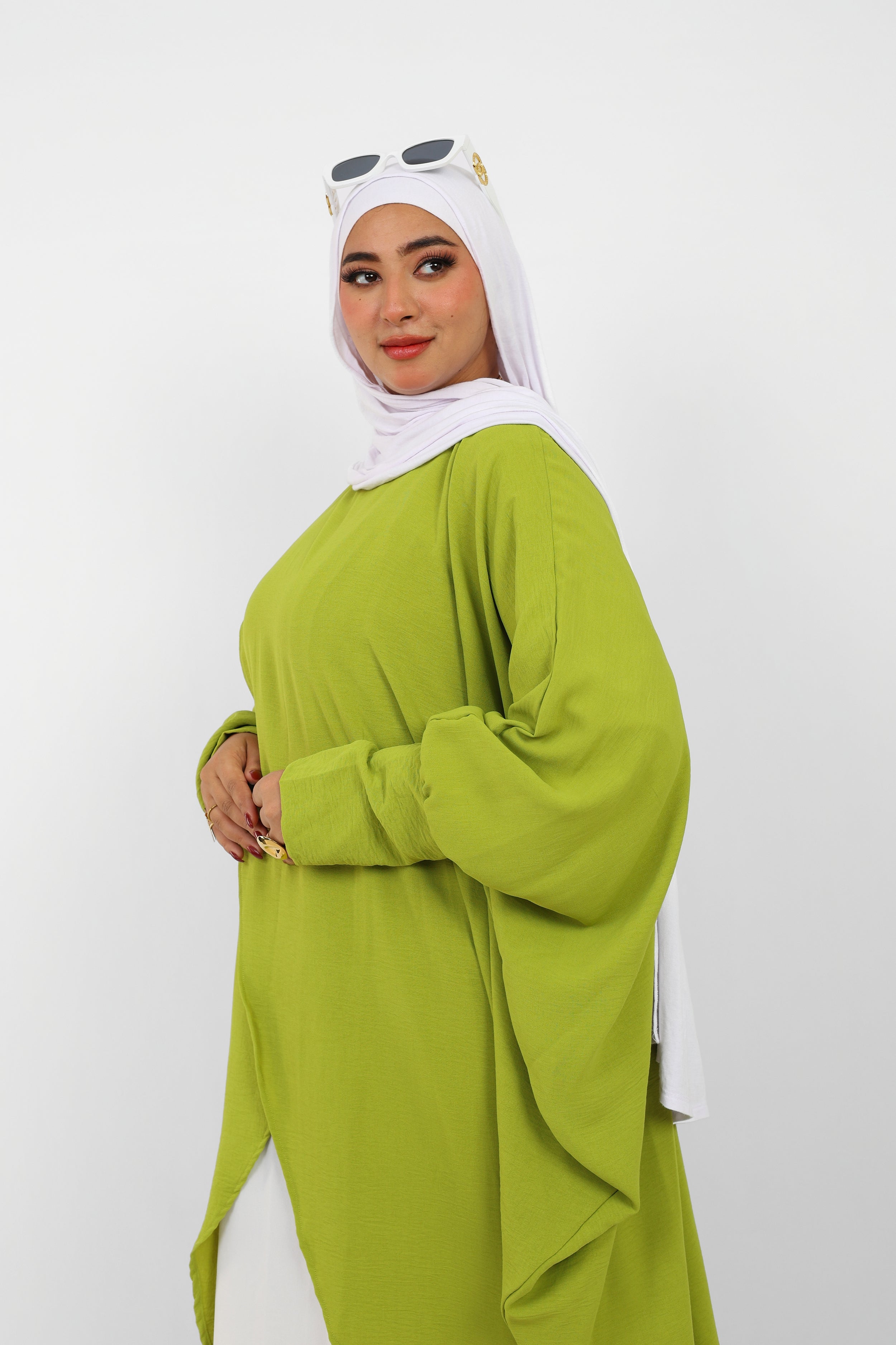 Poncho Maria Femme Ample Style Modeste.