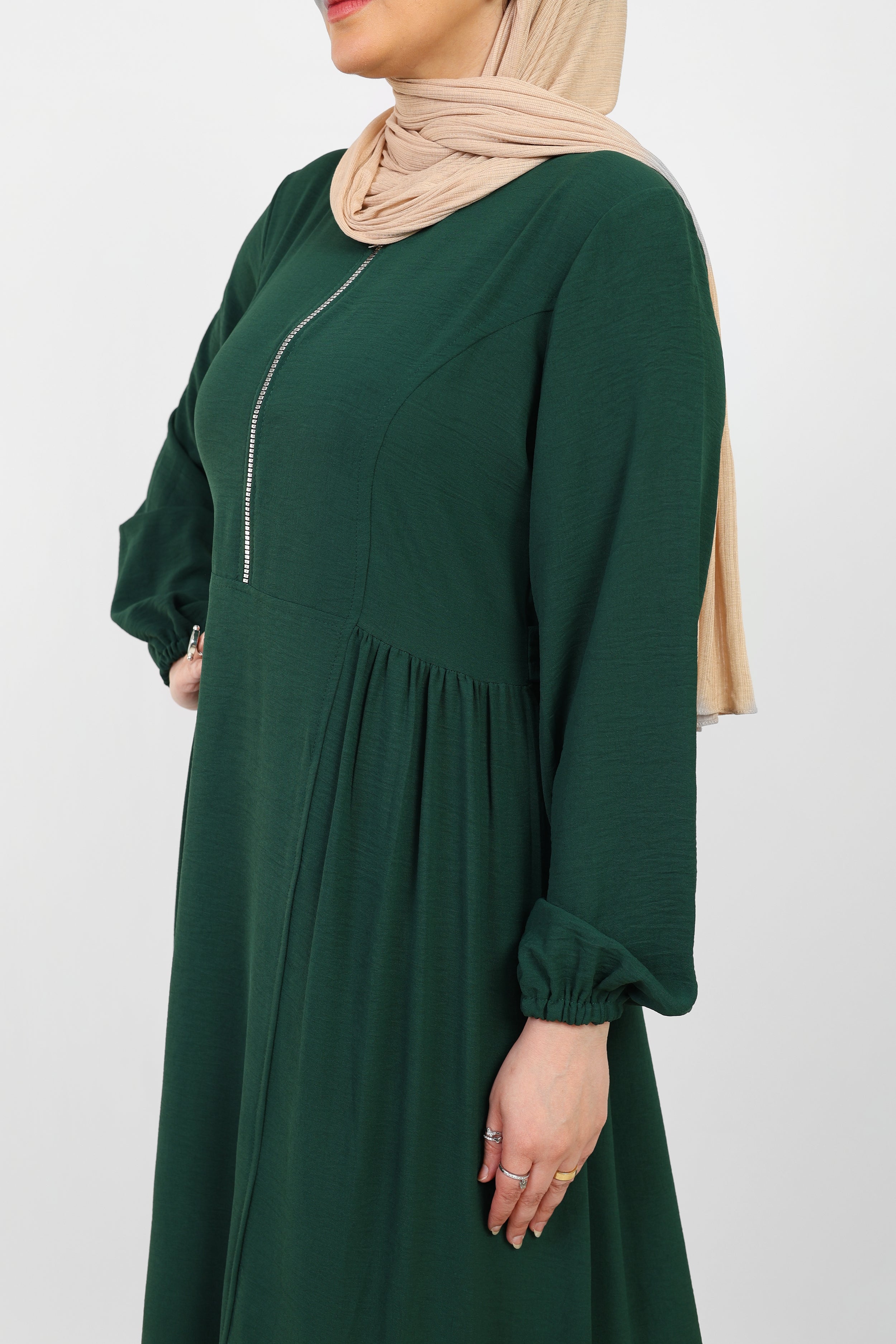 Robe Arwa Longue avec Fermeture Zippée