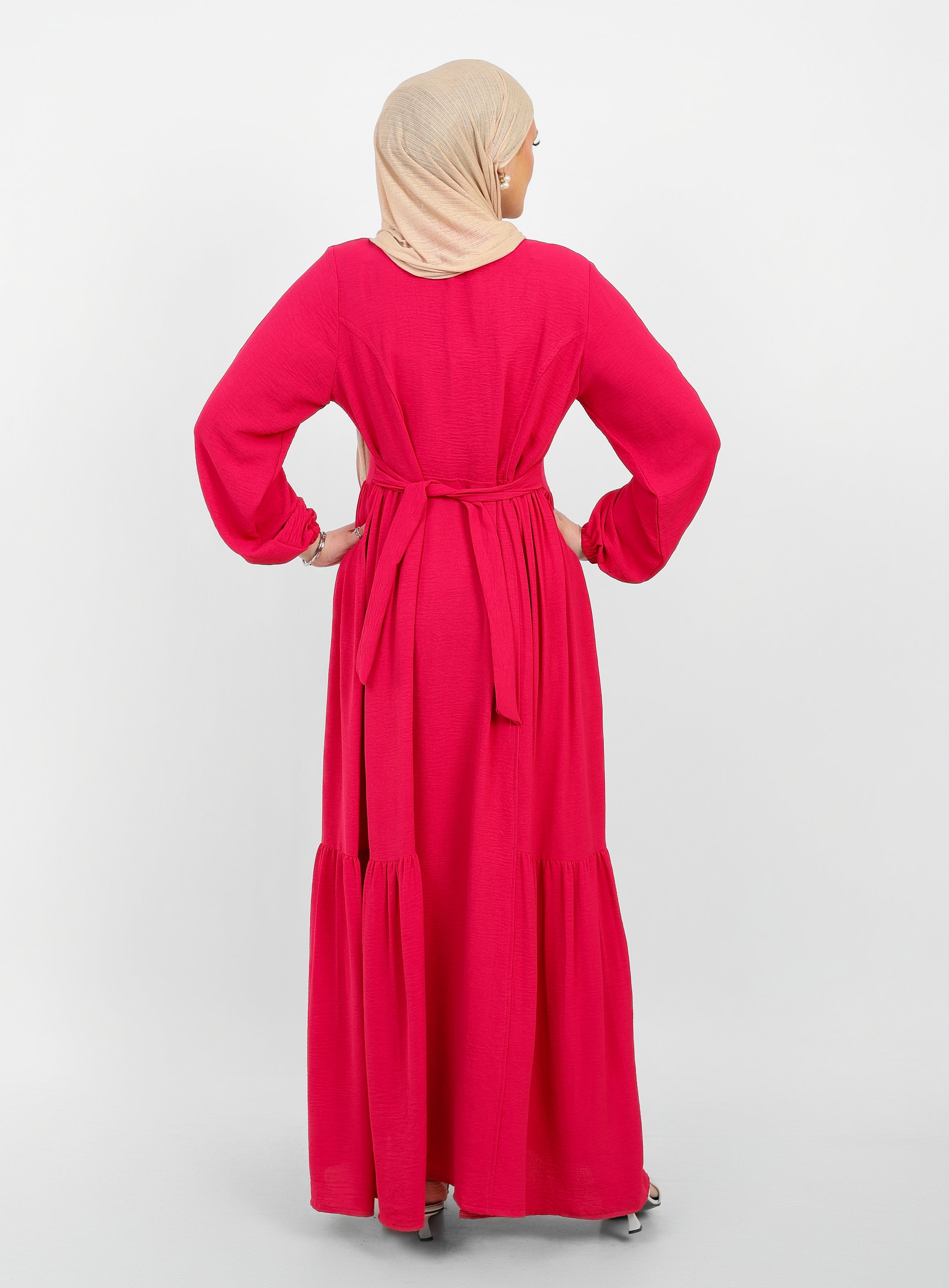 Robe Arwa Longue avec Fermeture Zippée