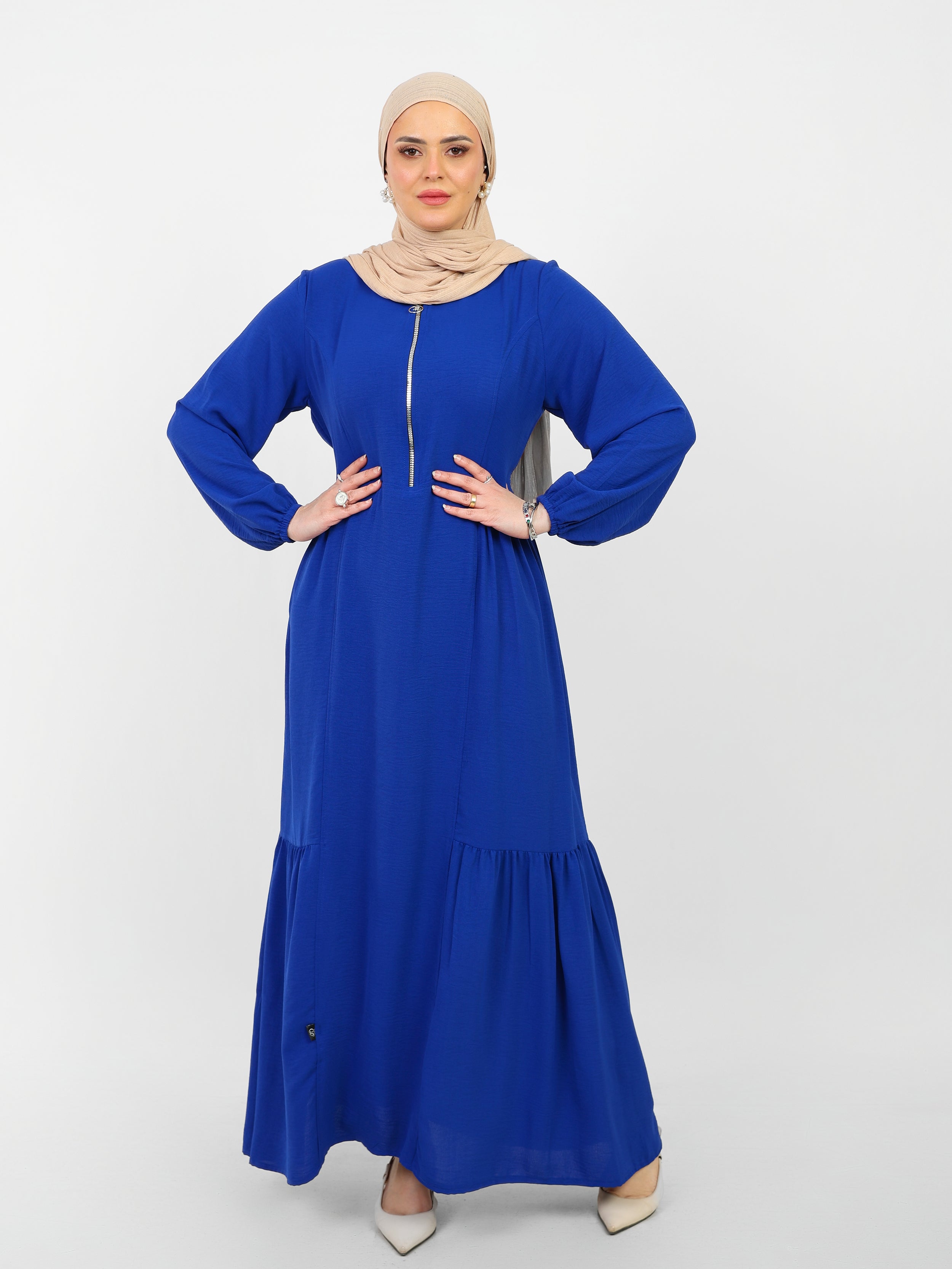 Robe Arwa Longue avec Fermeture Zippée