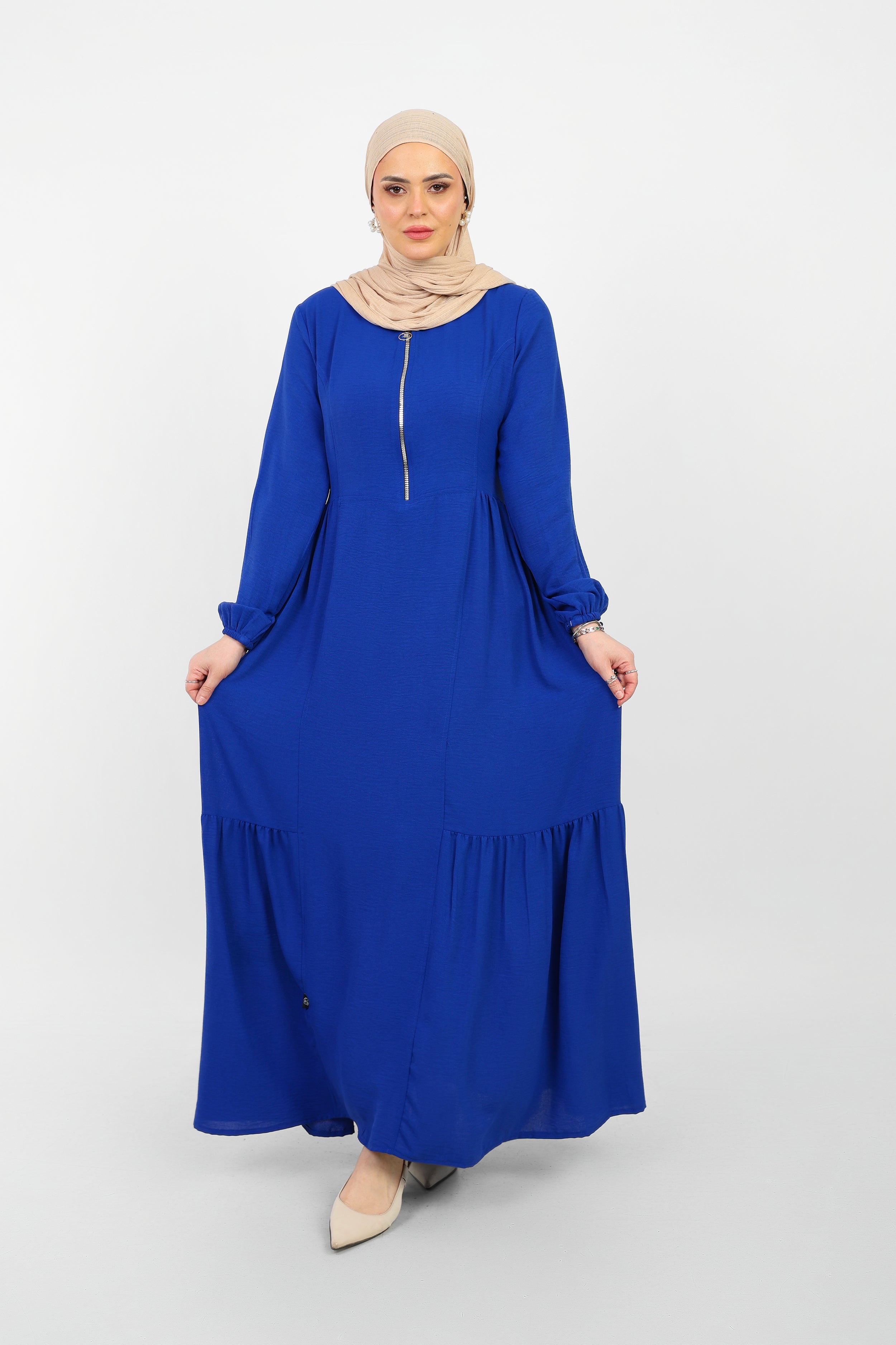 Robe Arwa Longue avec Fermeture Zippée