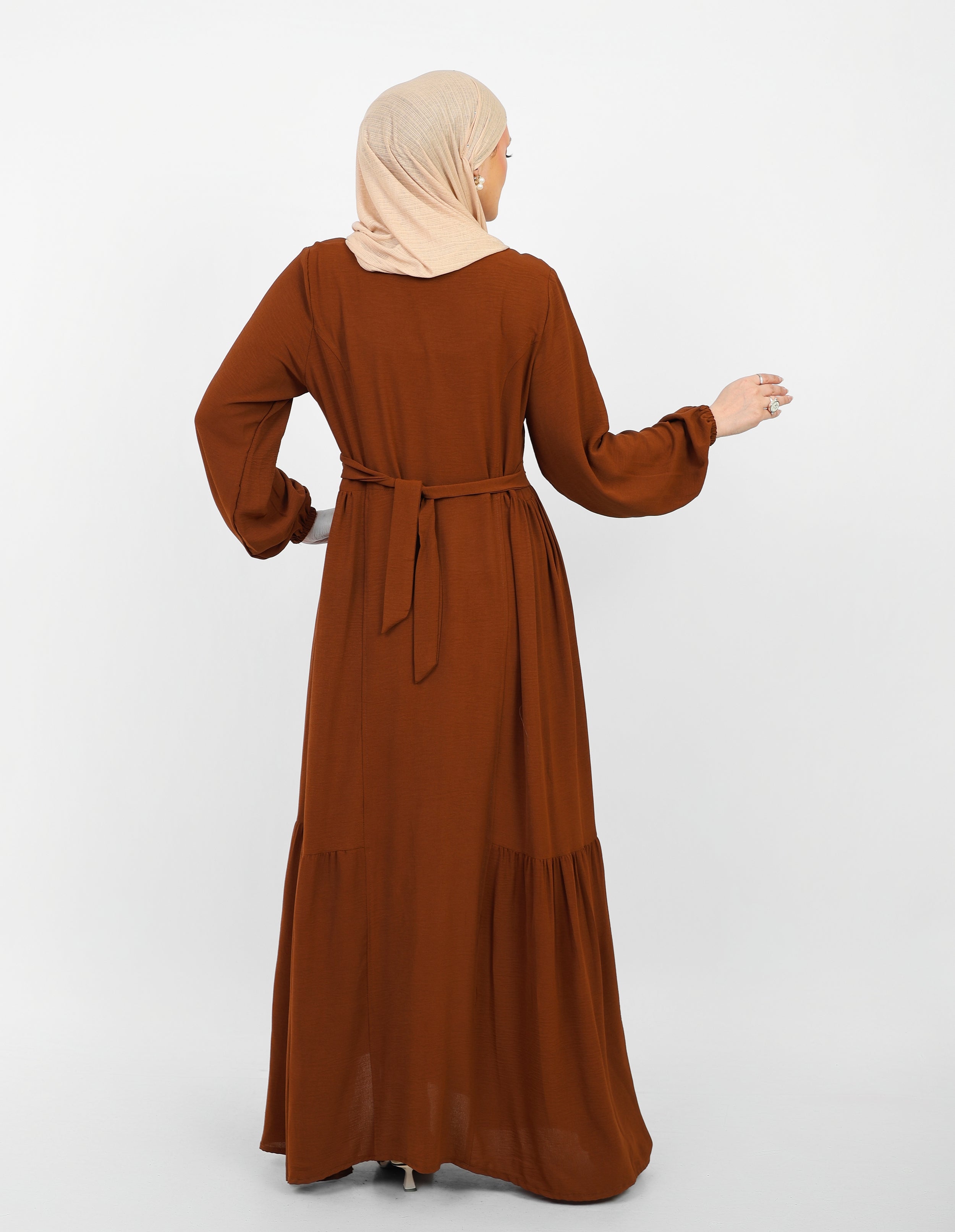 Robe Arwa Longue avec Fermeture Zippée