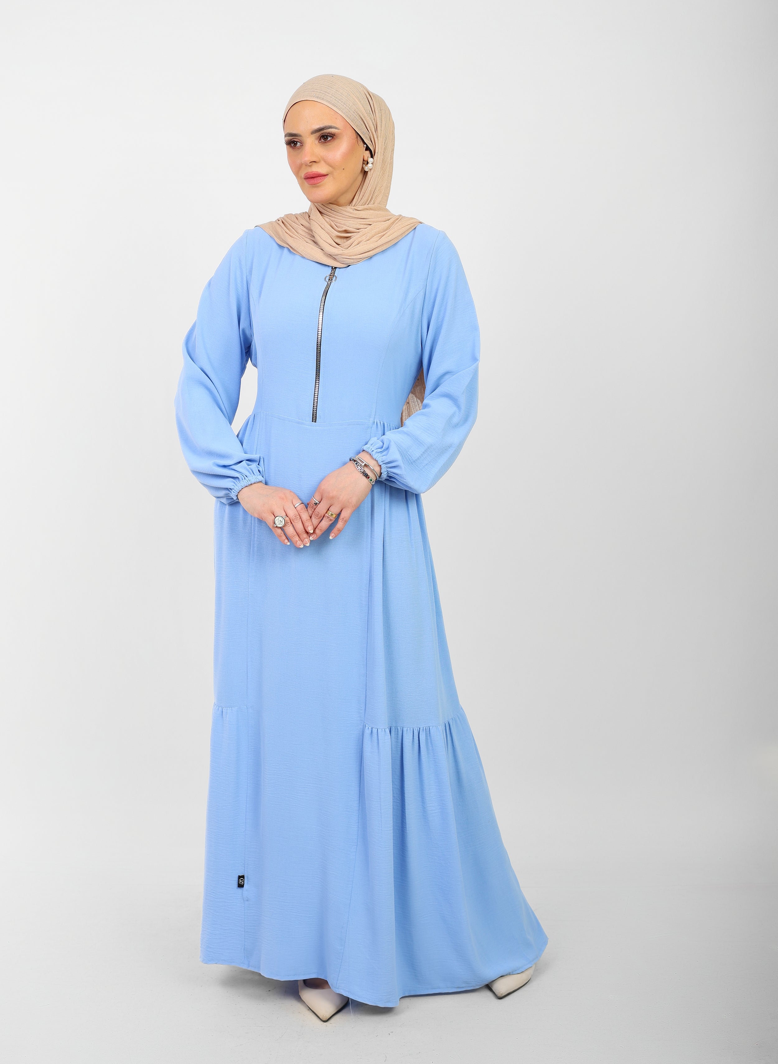 Robe Arwa Longue avec Fermeture Zippée