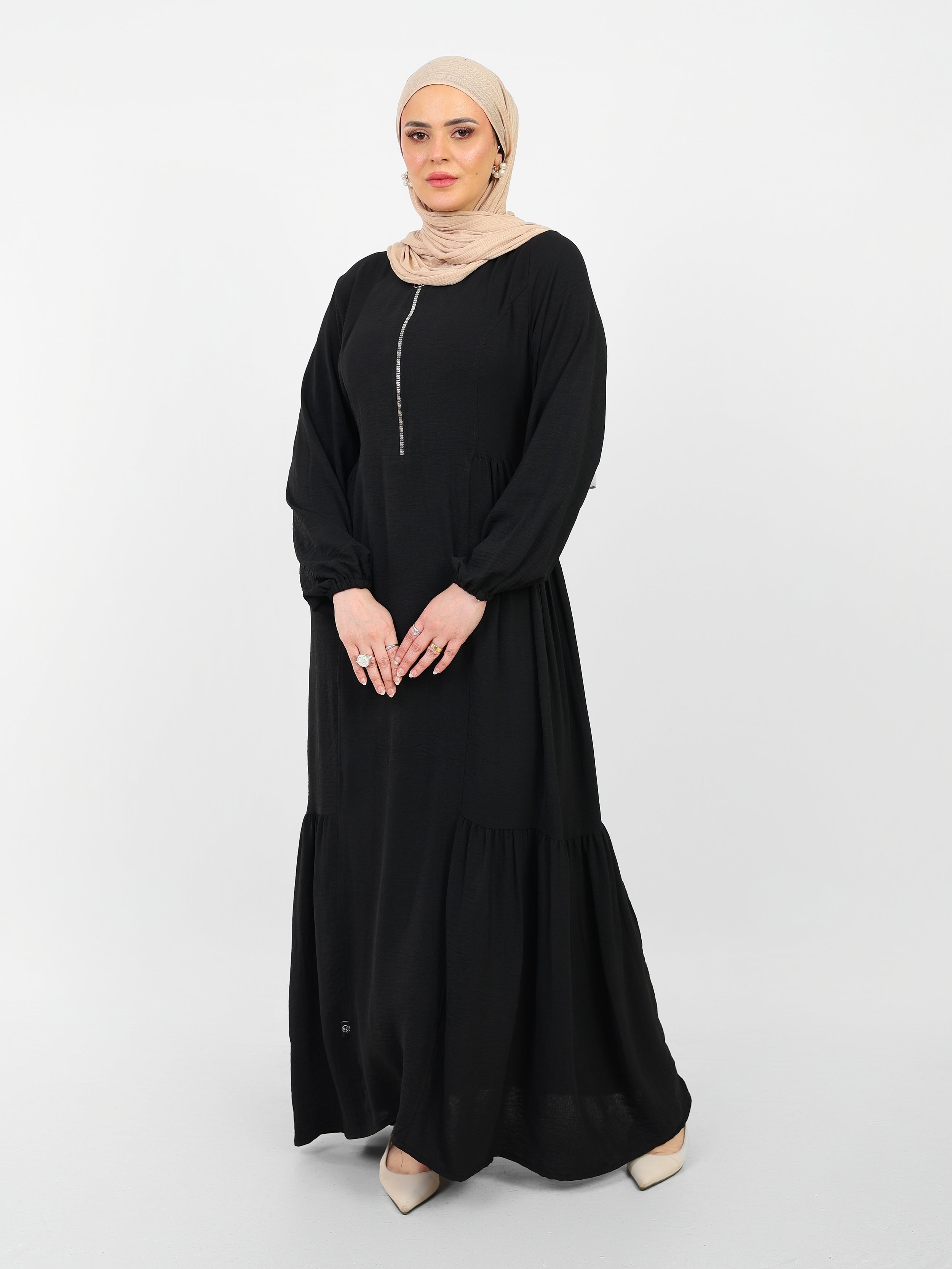 Robe Arwa Longue avec Fermeture Zippée