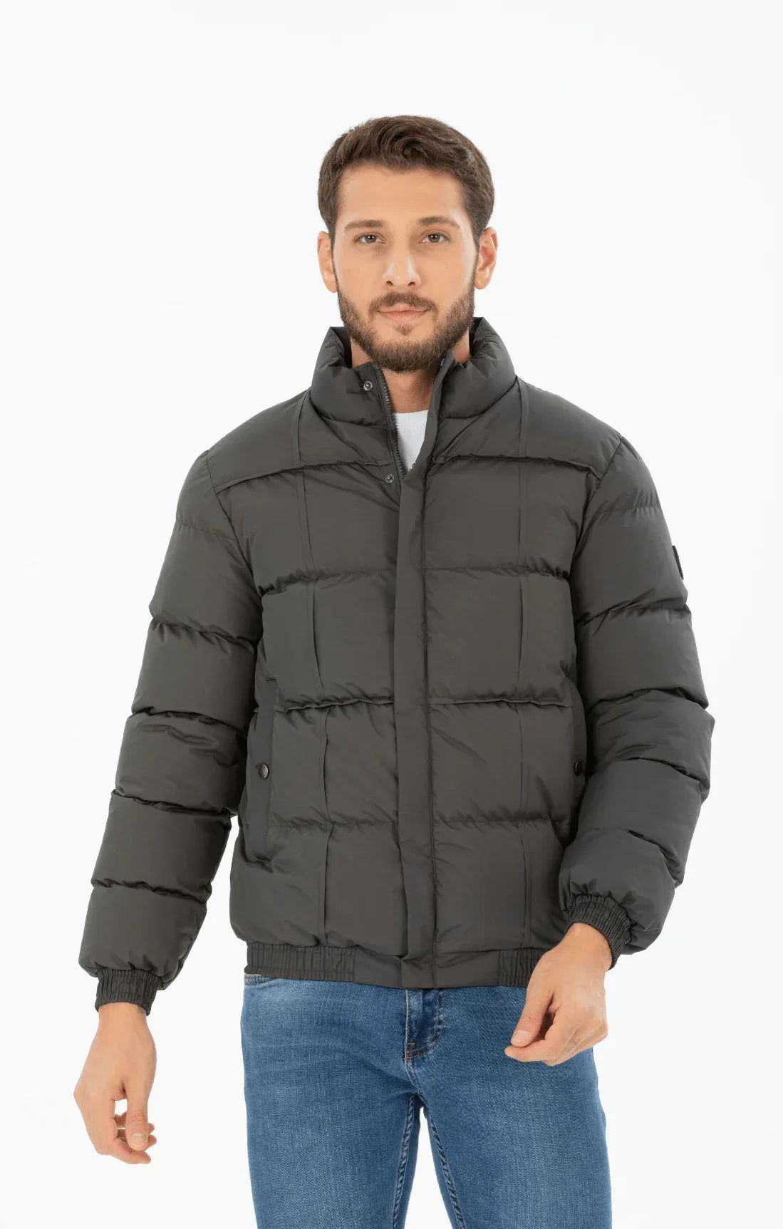 Doudoune sportive homme imperméable et coupe-vent hiver - Justyol