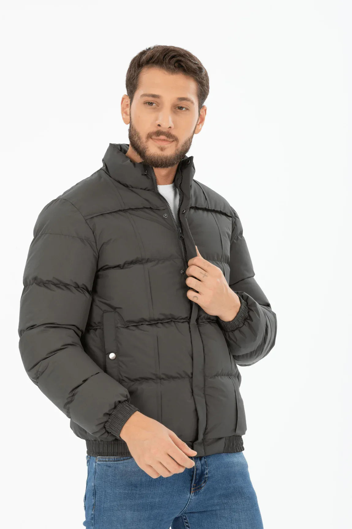 Doudoune sportive homme imperméable et coupe-vent hiver - Justyol