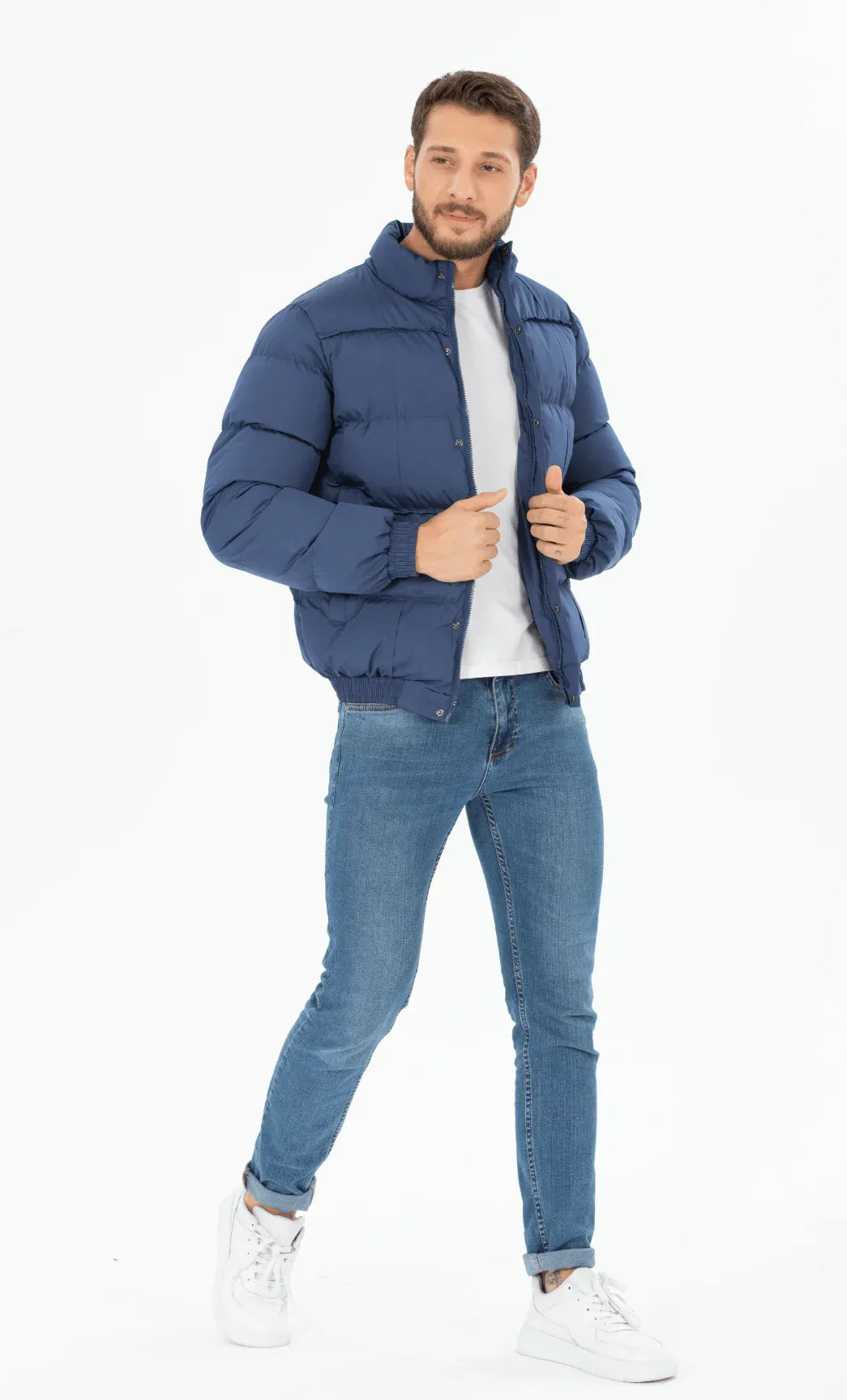 Doudoune sportive homme imperméable et coupe-vent hiver - Justyol