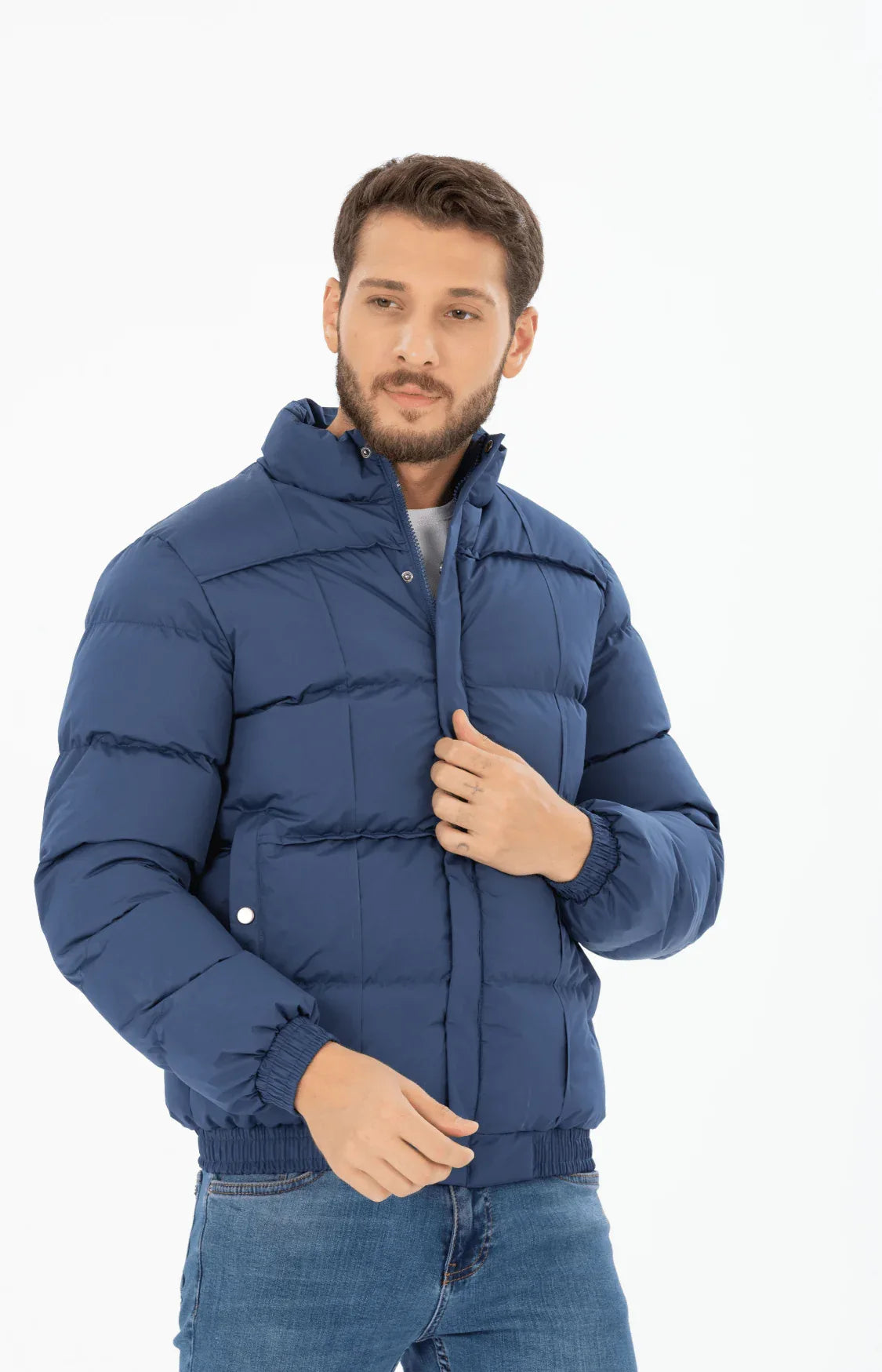 Doudoune sportive homme imperméable et coupe-vent hiver - Justyol