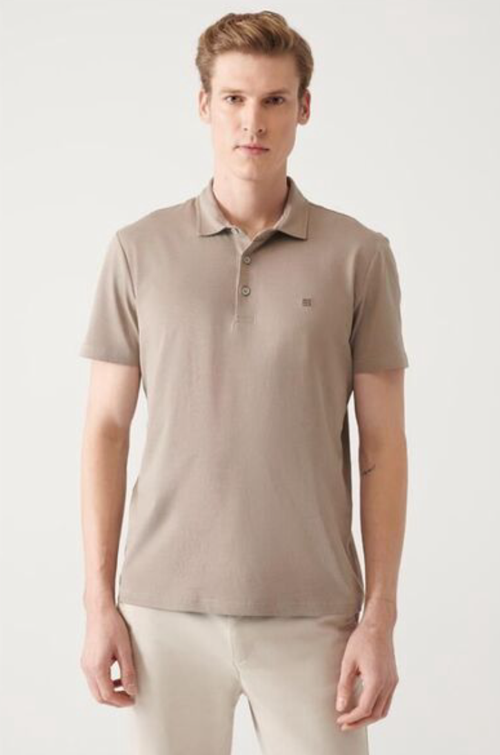 Polo Collar Buttoned Regular Fit T-Shirt