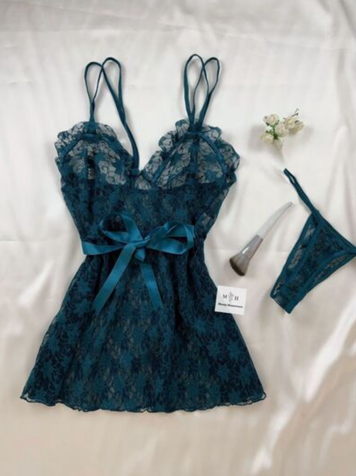 MH Moony Homewears Slyterin 2 Piece Nightgown Underwear Set slyterinn