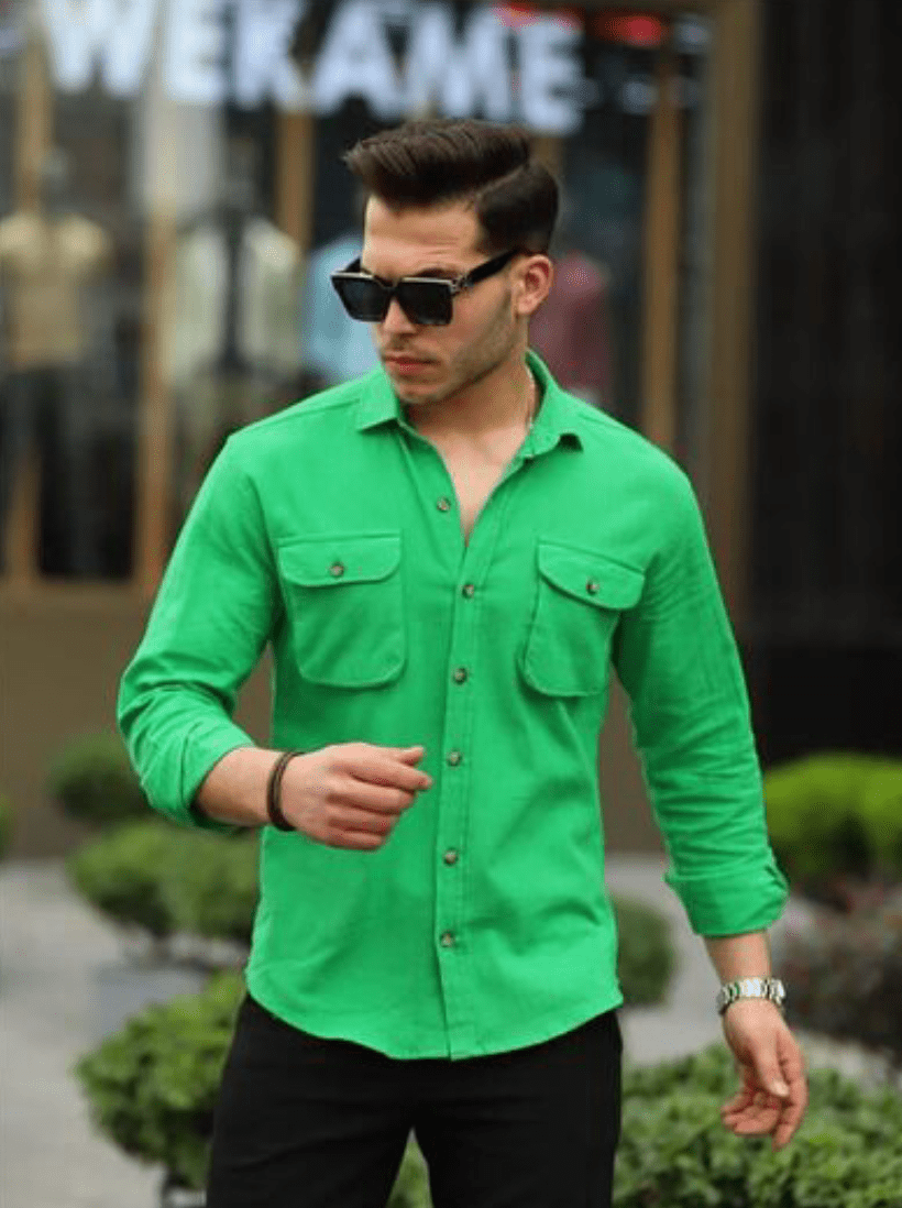 Torba Cepli Şile Bezi Gömlek - Siyah - 31747 - Justyol