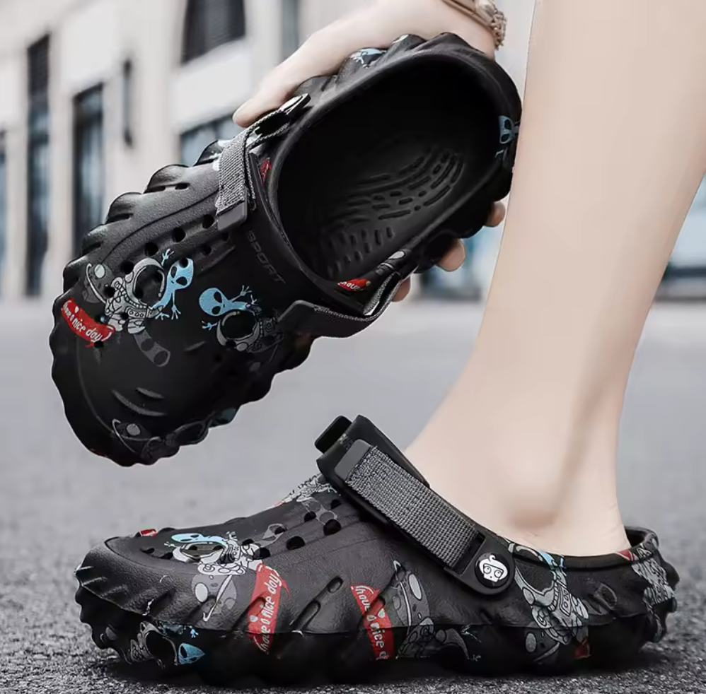 Men Shoes Slippers Men Garden Flat Sandals Platform Sandals Man Summer Sandals 2024 Male Sneakers Outdoor Flip Flops Home Clogs MU Group