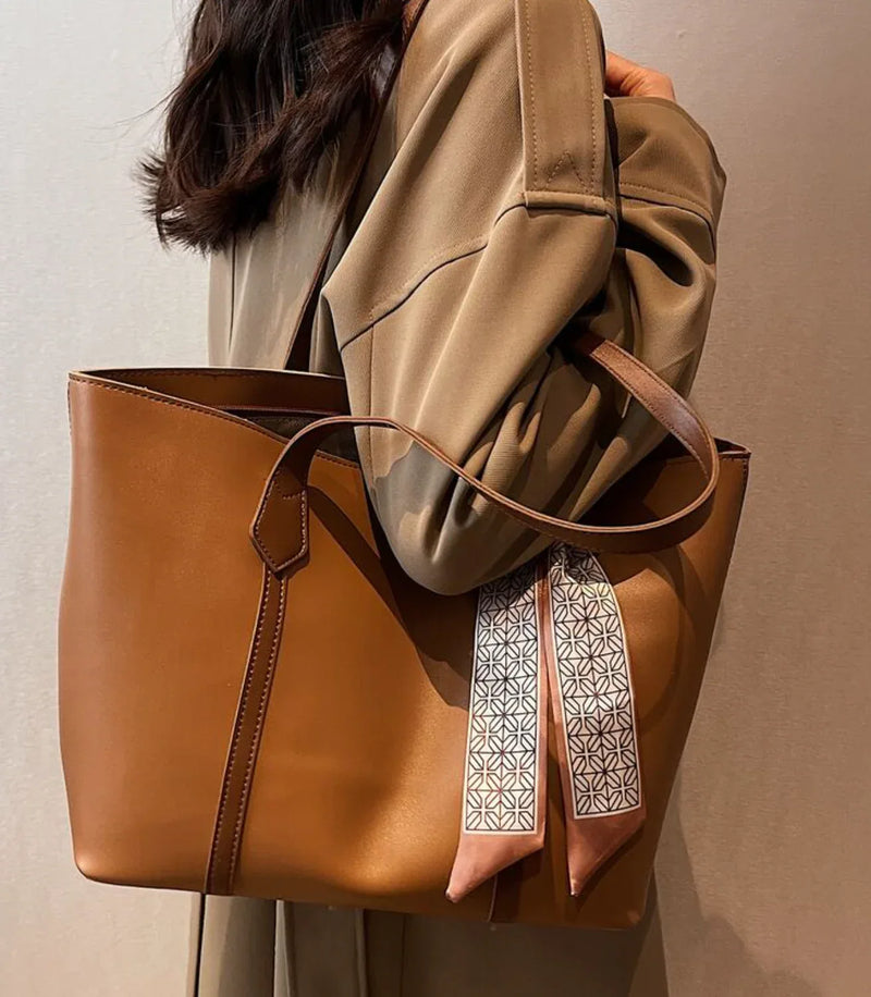 Sac à Main Femme Été – Sac à Bandoulière Noir, Sac Tote Grande Capacité, Sac Commuter Tendance