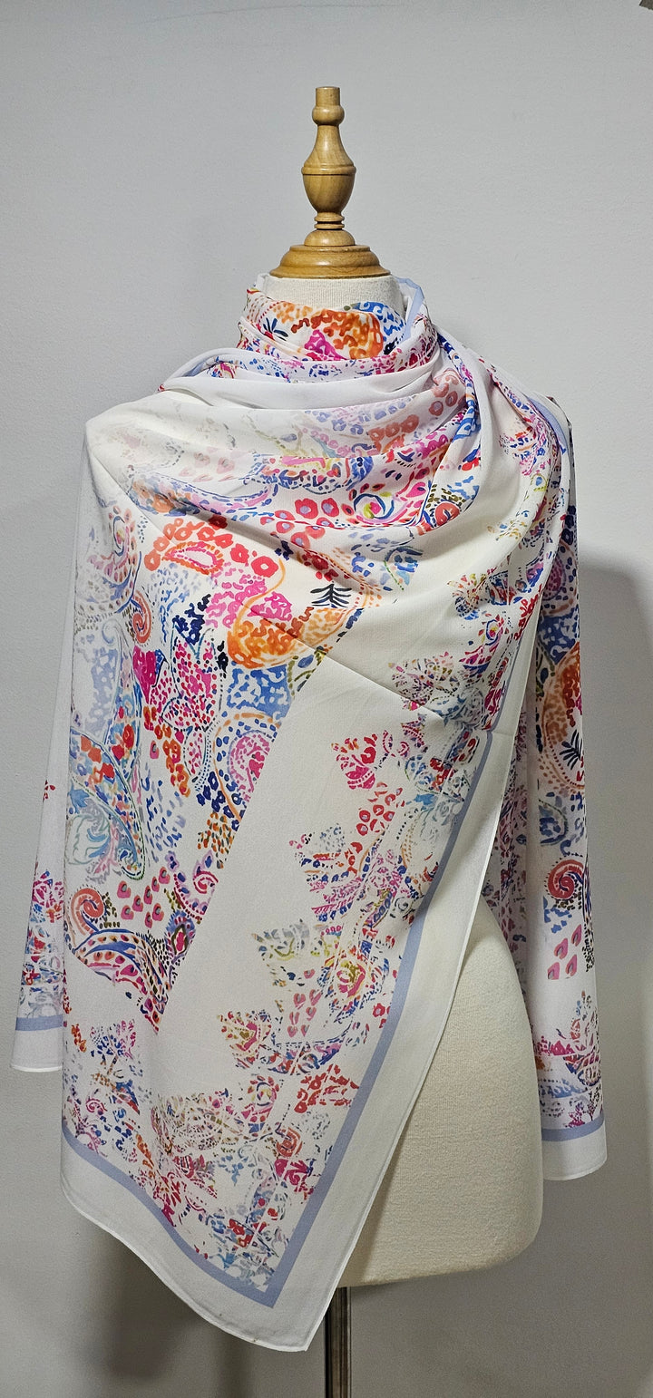 Le Châle en Crêpe Égyptien Premium — Chic & Tendance