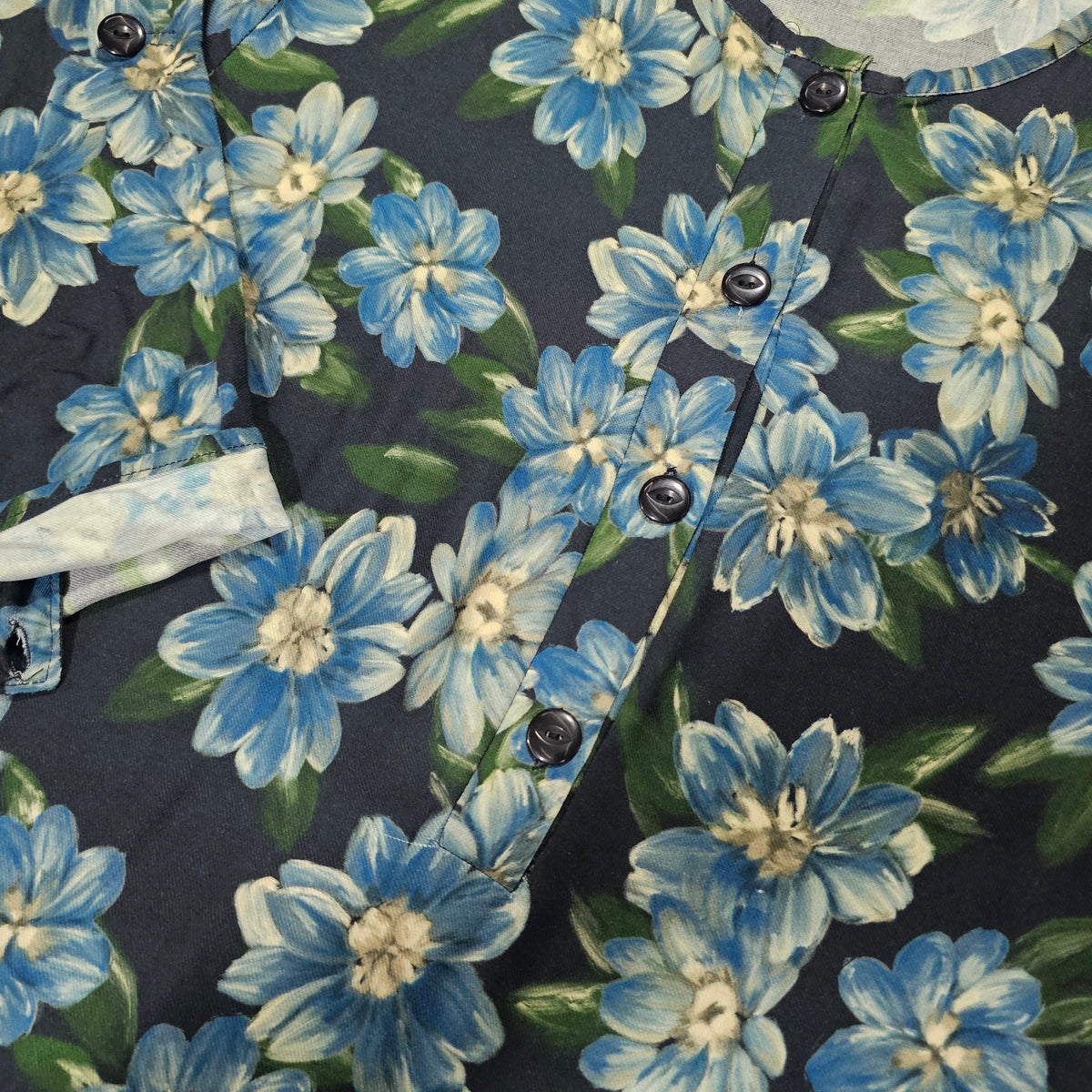 Robe Longue Femme à Imprimé Floral – Coupe Ample et Élégante