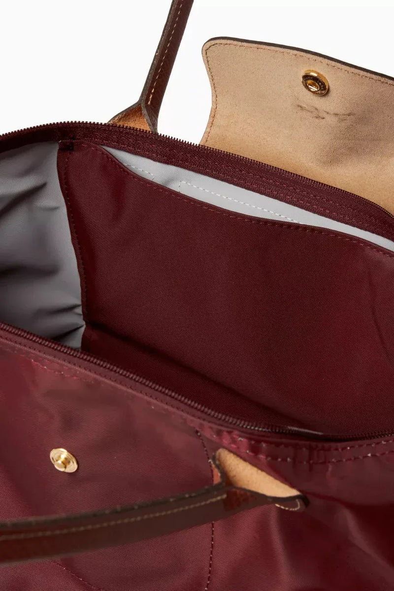 Sac Le Pliage Original M Longchamp – Sac Tote en Toile Recyclée avec Anses en Cuir