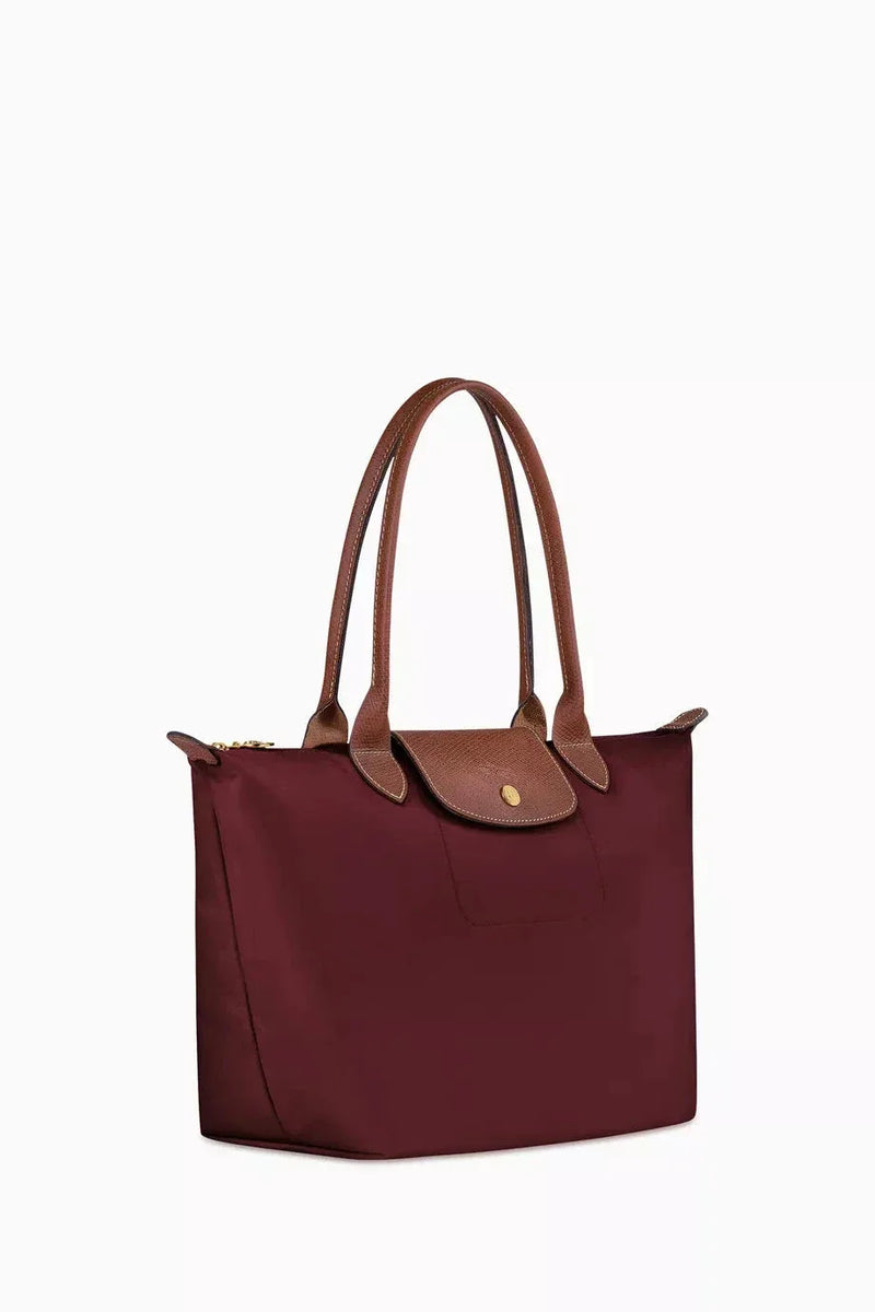 Sac Le Pliage Original M Longchamp – Sac Tote en Toile Recyclée avec Anses en Cuir