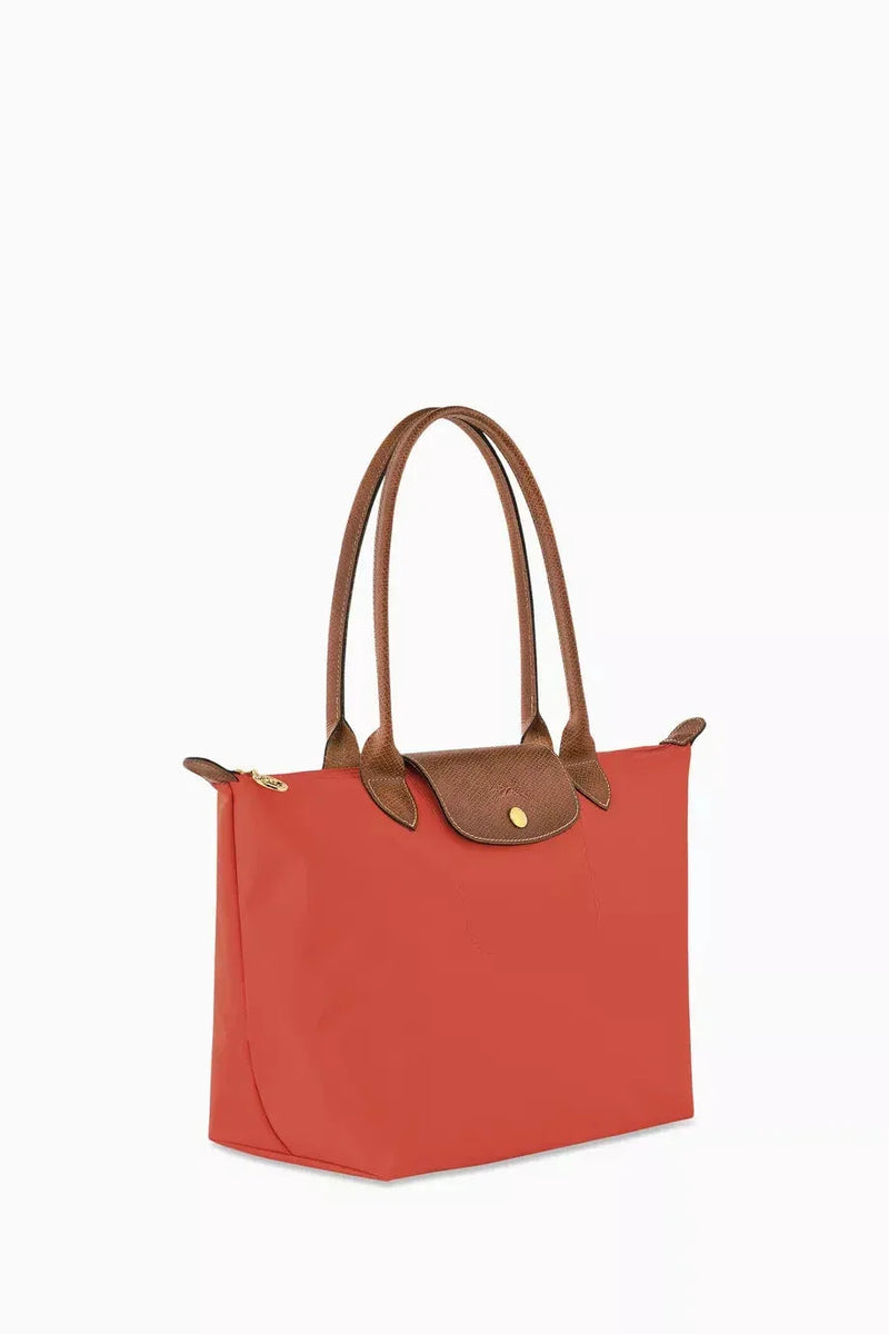 Sac Le Pliage Original M Longchamp – Sac Tote en Toile Recyclée avec Anses en Cuir