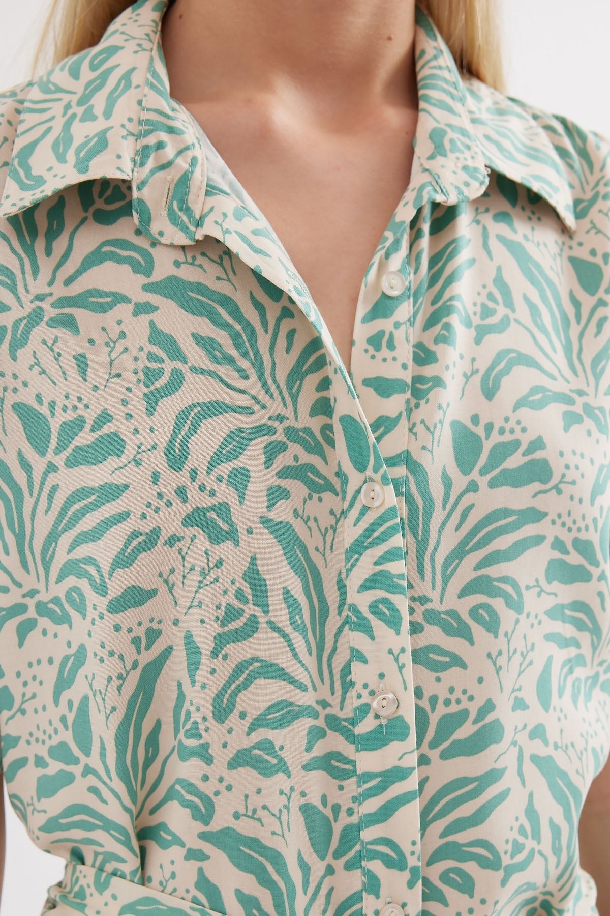 2213 kisa kol viskon elbise - Justyol