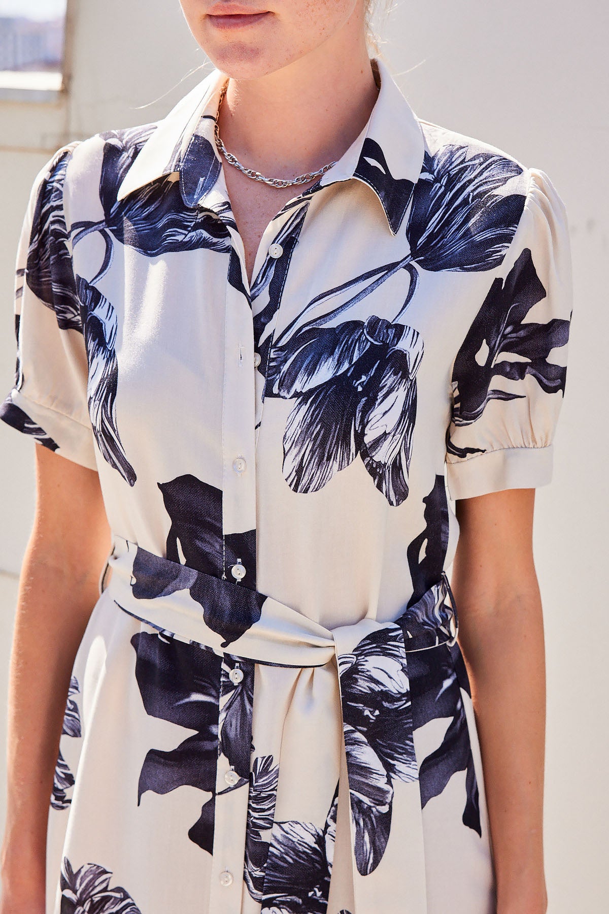 2213 kisa kol viskon elbise - Justyol