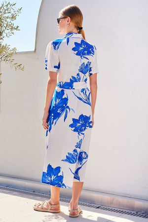 2213 kisa kol viskon elbise - Justyol