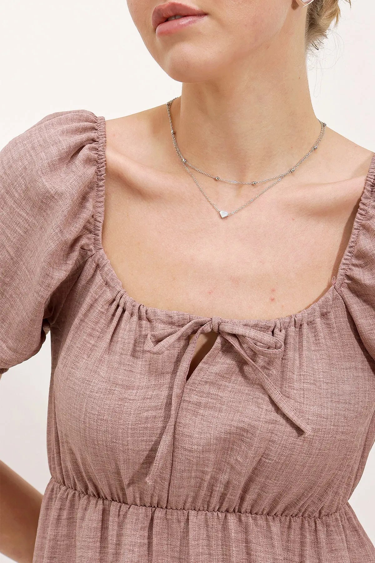 2351 kloş poplin elbise - Justyol