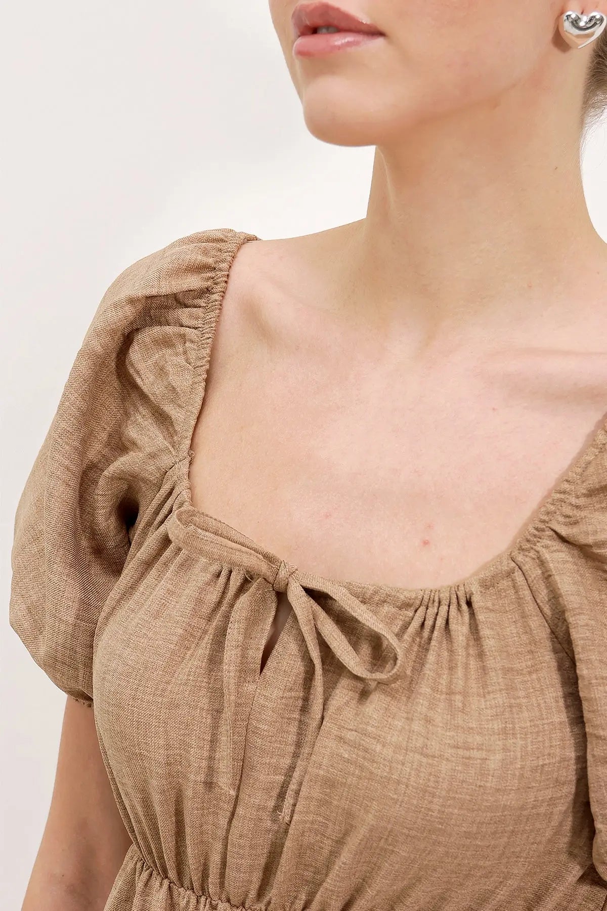 2351 kloş poplin elbise - Justyol