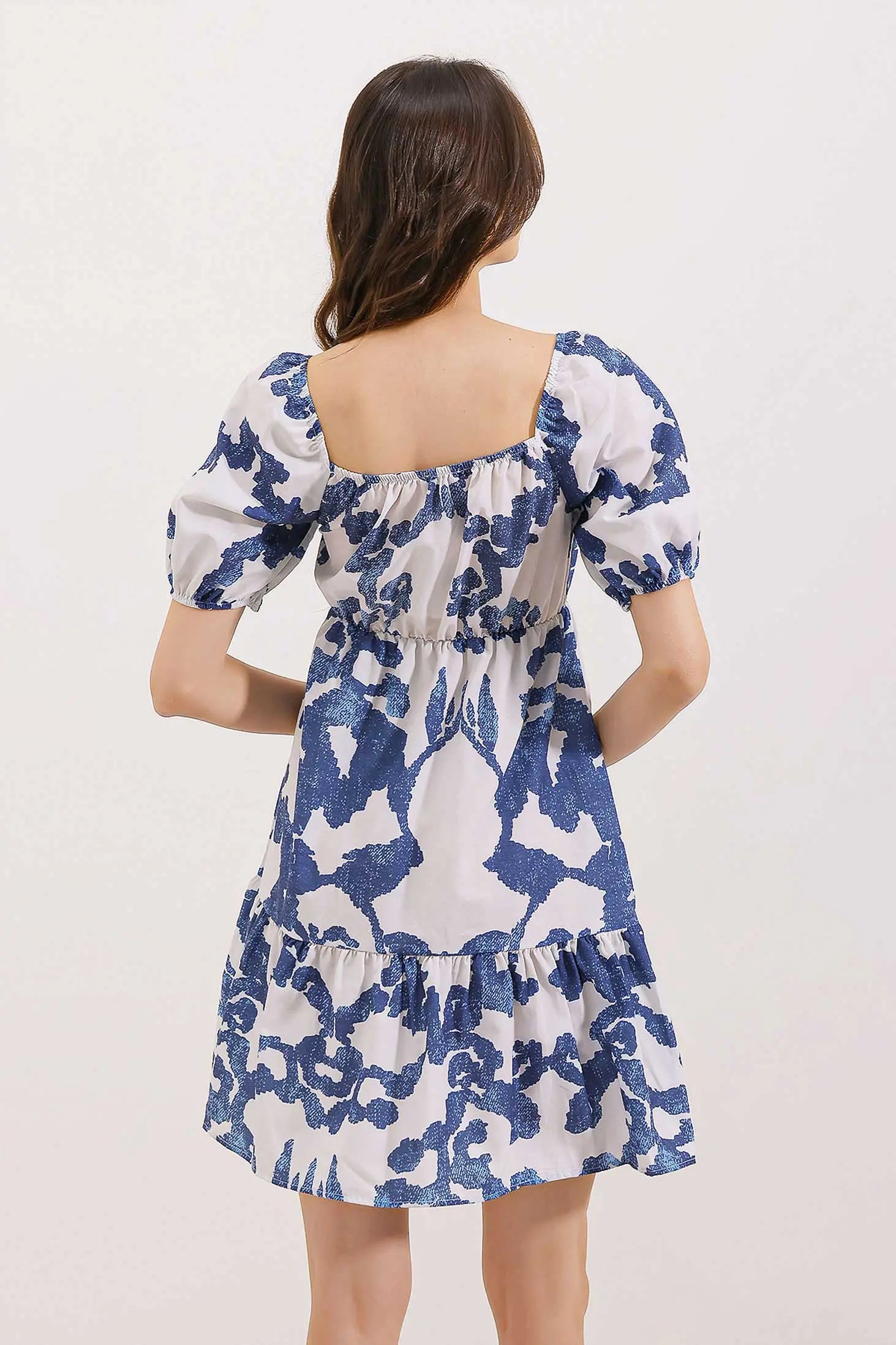 2351 kloş poplin elbise - Justyol