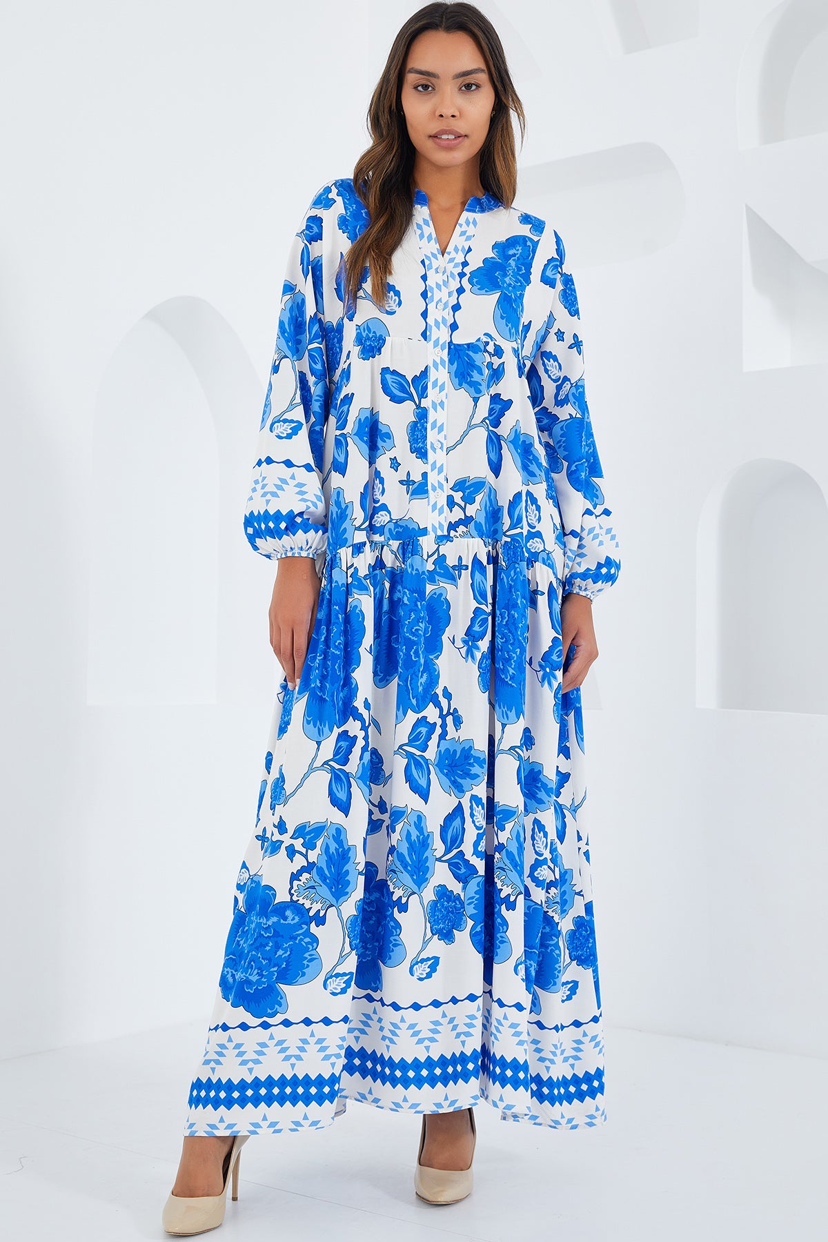 <tc>Robe à motif authentique 2423</tc>