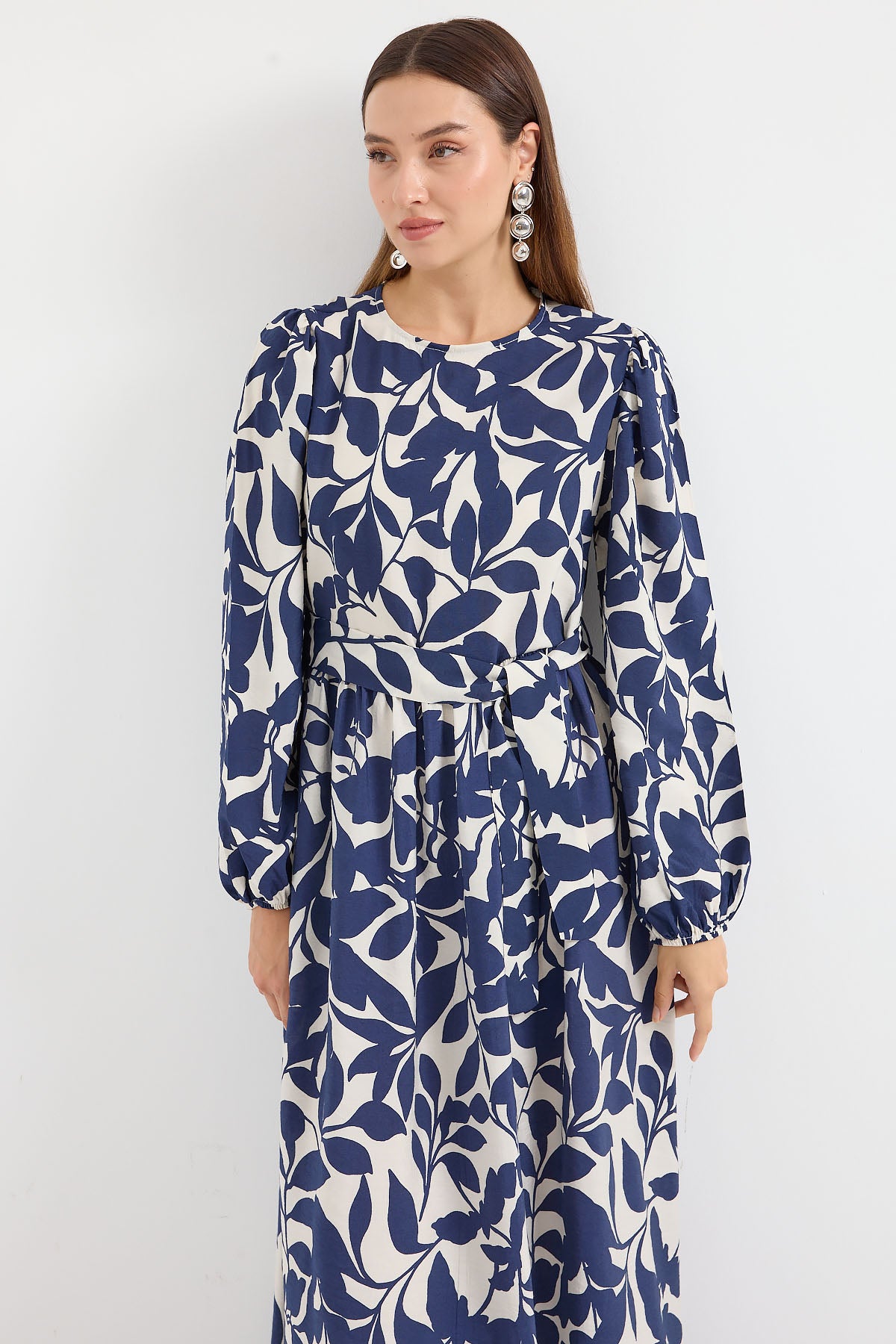 <tc>Robe de modestie à manches ballons 2513.</tc>