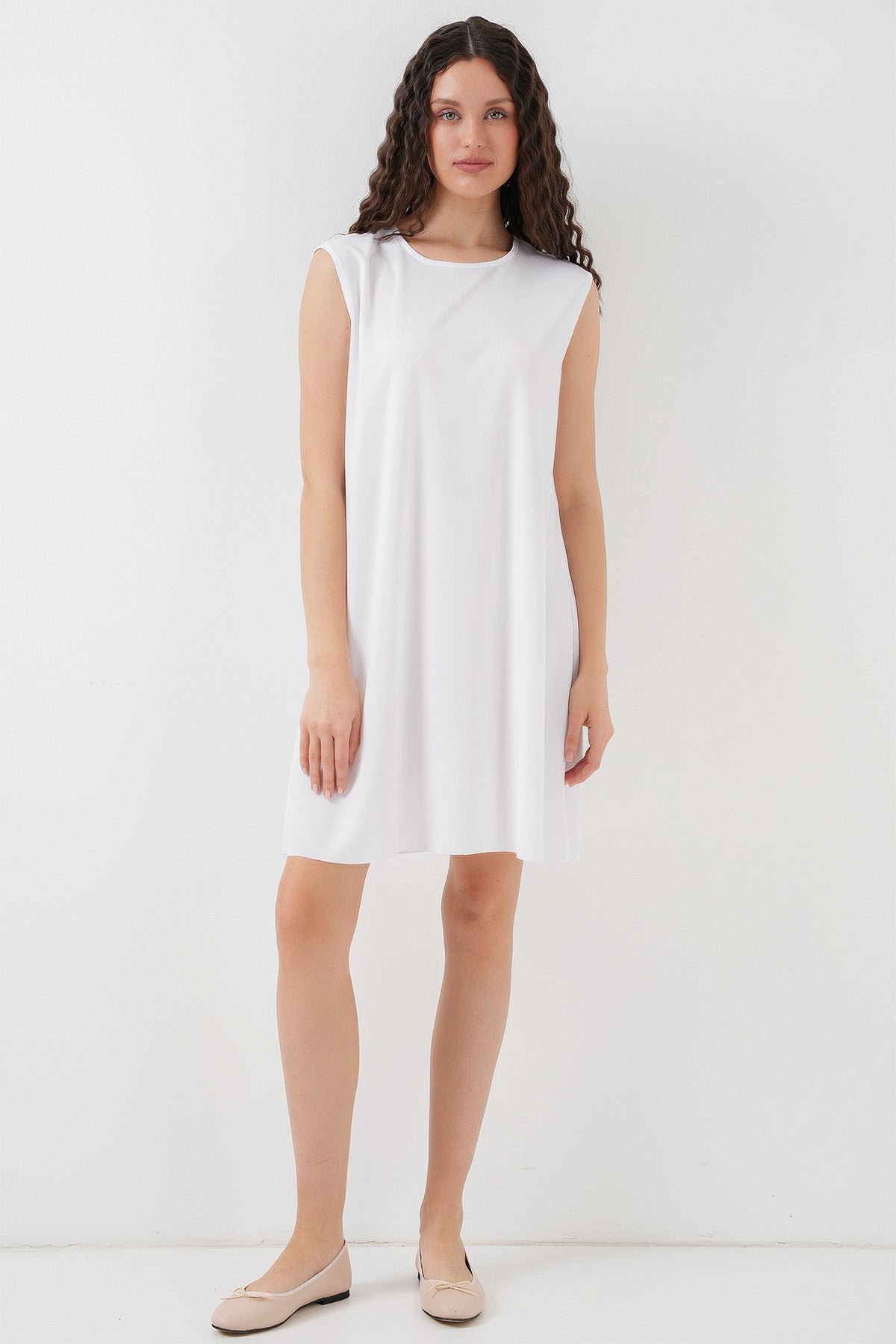 <tc>Fond de robe sans manches midi avec doublure - 2535</tc>